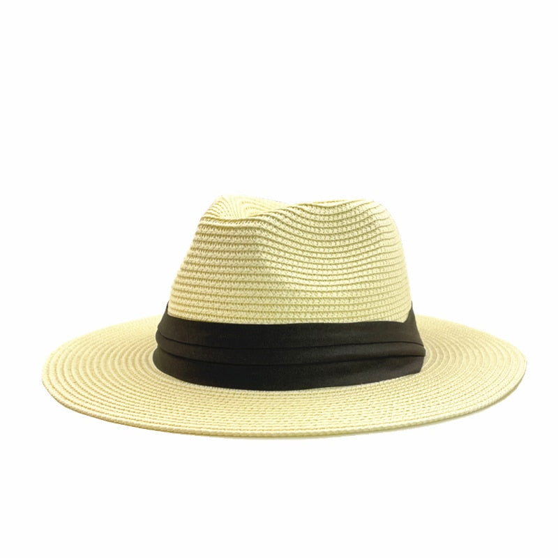 Cappello di paglia panamense - Bianco latte - hat Hat for girls Sun Hats women hat - Concept Palermo