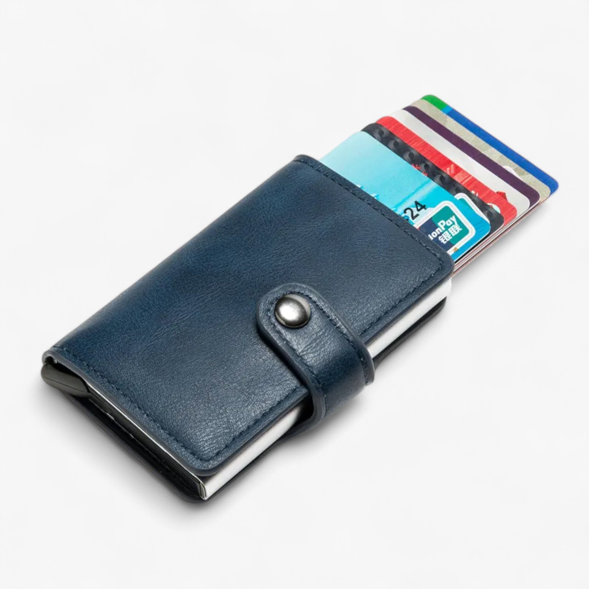 Portafoglio RFID Romeo™ - protezione di tutte le tue carte dal furto! - Blu scuro - ID wallet wallet - Concept Palermo