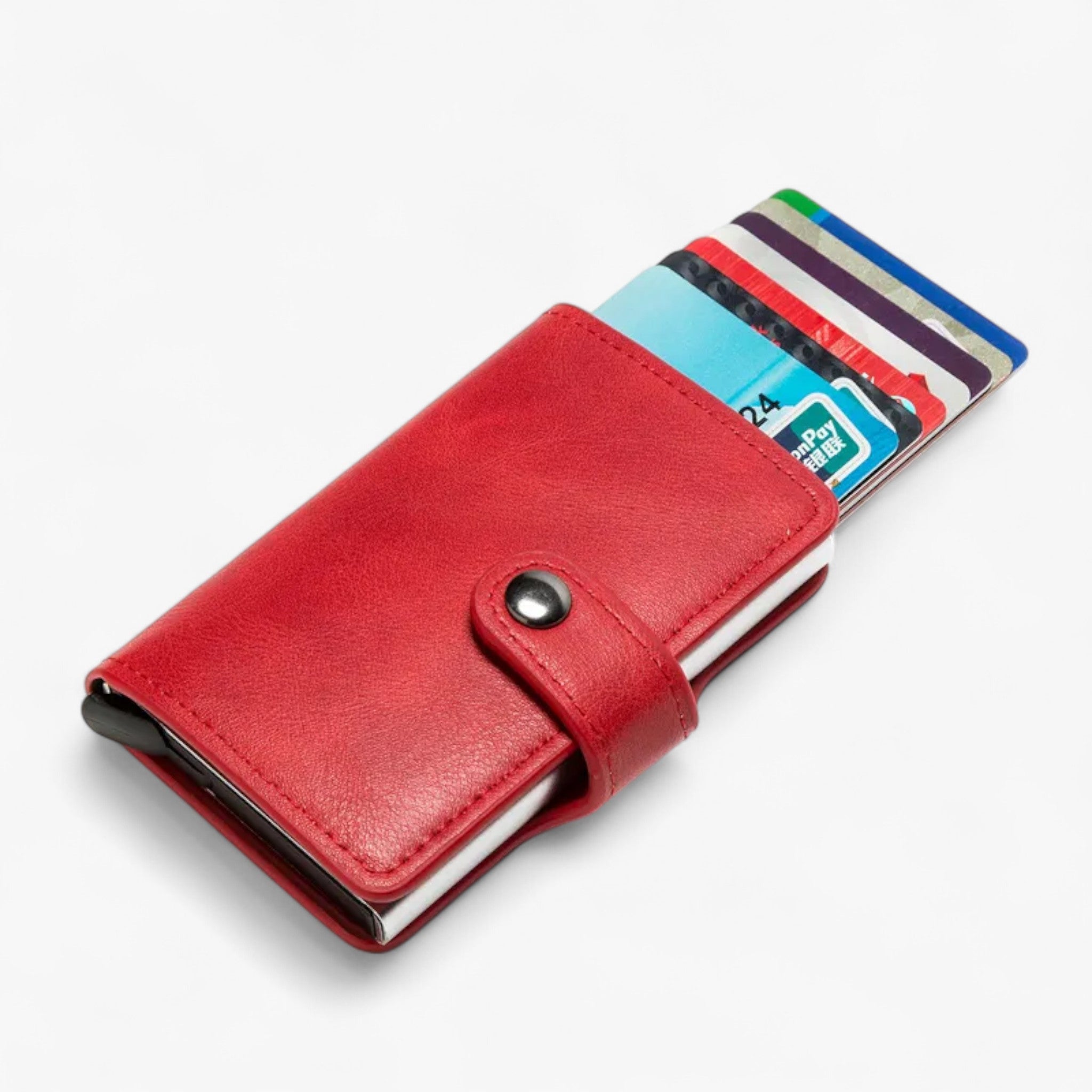 Portafoglio RFID Romeo™ - protezione di tutte le tue carte dal furto! - Rosso - ID wallet wallet - Concept Palermo