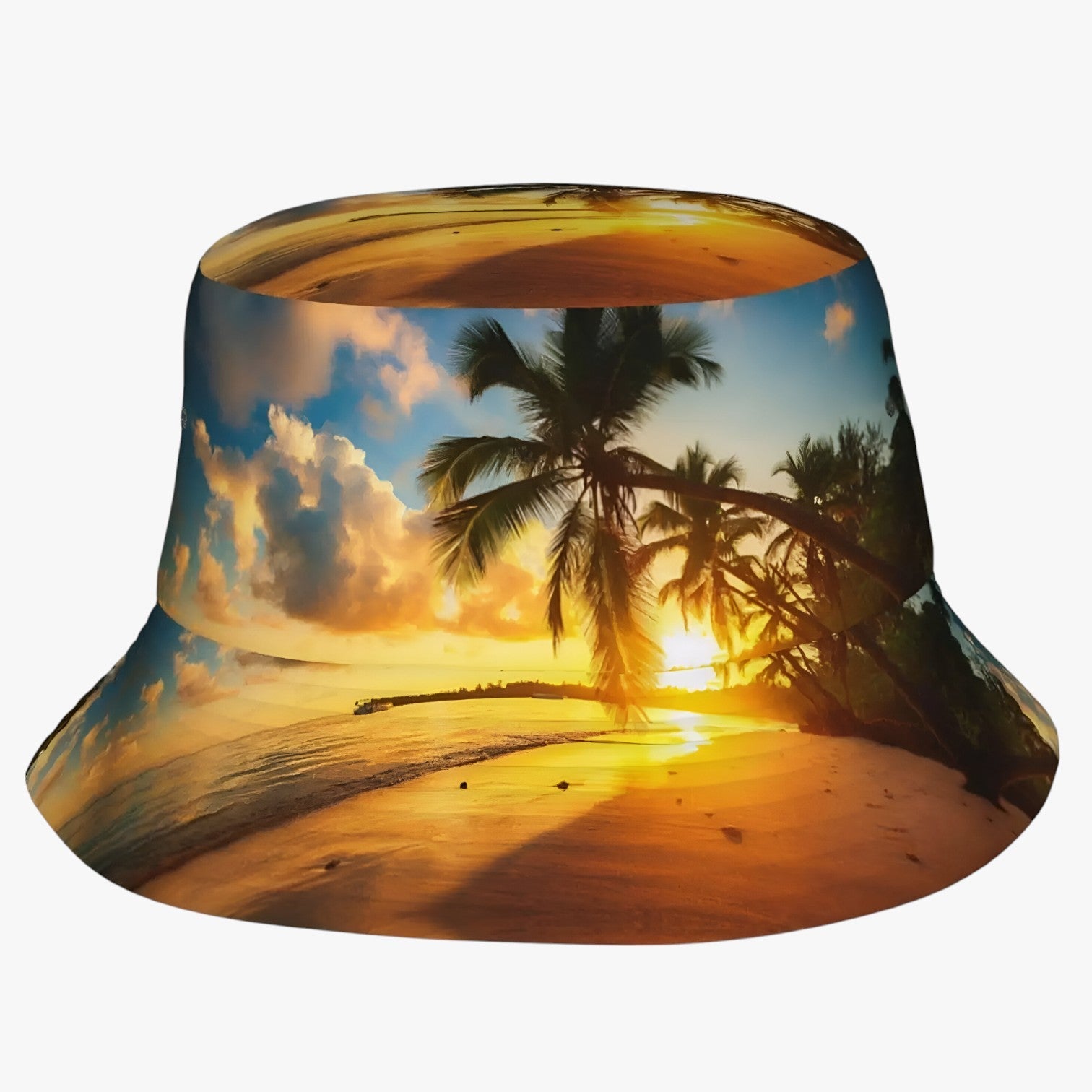Erik | Cappello estivo per uomini – Protegge dal sole con un tocco tropicale - Giallo Una taglia - bucket hats hat mens hat sun hat - Concept Palermo
