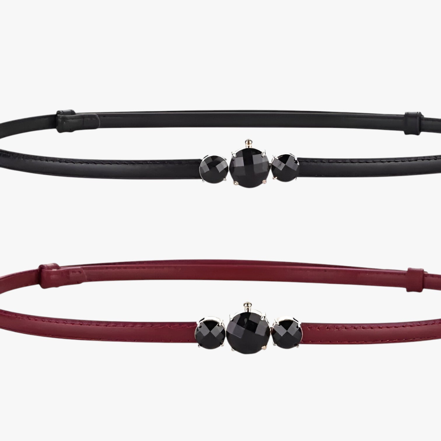 Caesy | Cintura sottile in vera pelle – Eleganza regolabile - - Belts waist belt for women Womens belt - Concept Palermo