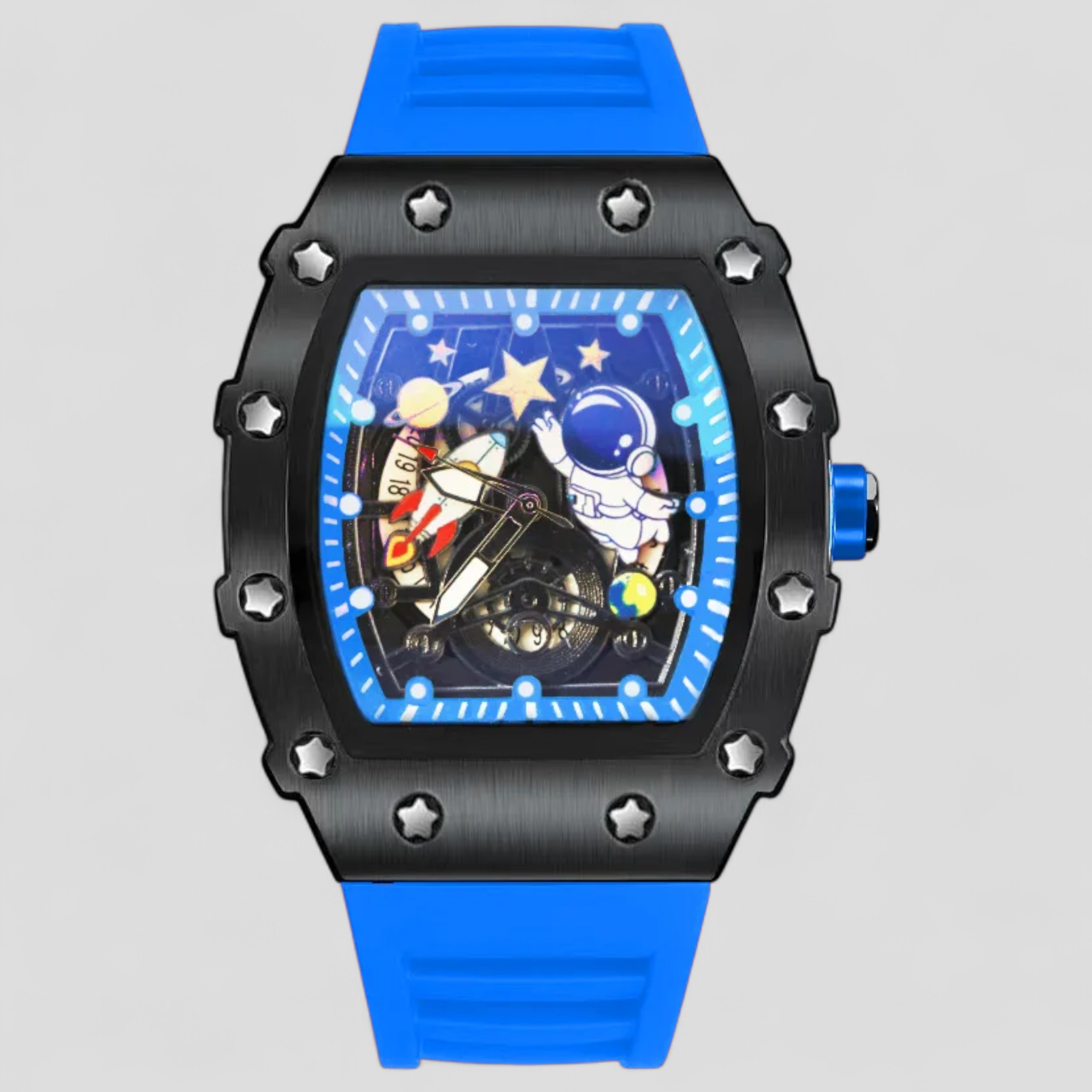 Kian | Orologio Meccanico Estivo Personalizzato - Blu - watch for men watch for women WATCHES FOR MEN - Concept Palermo