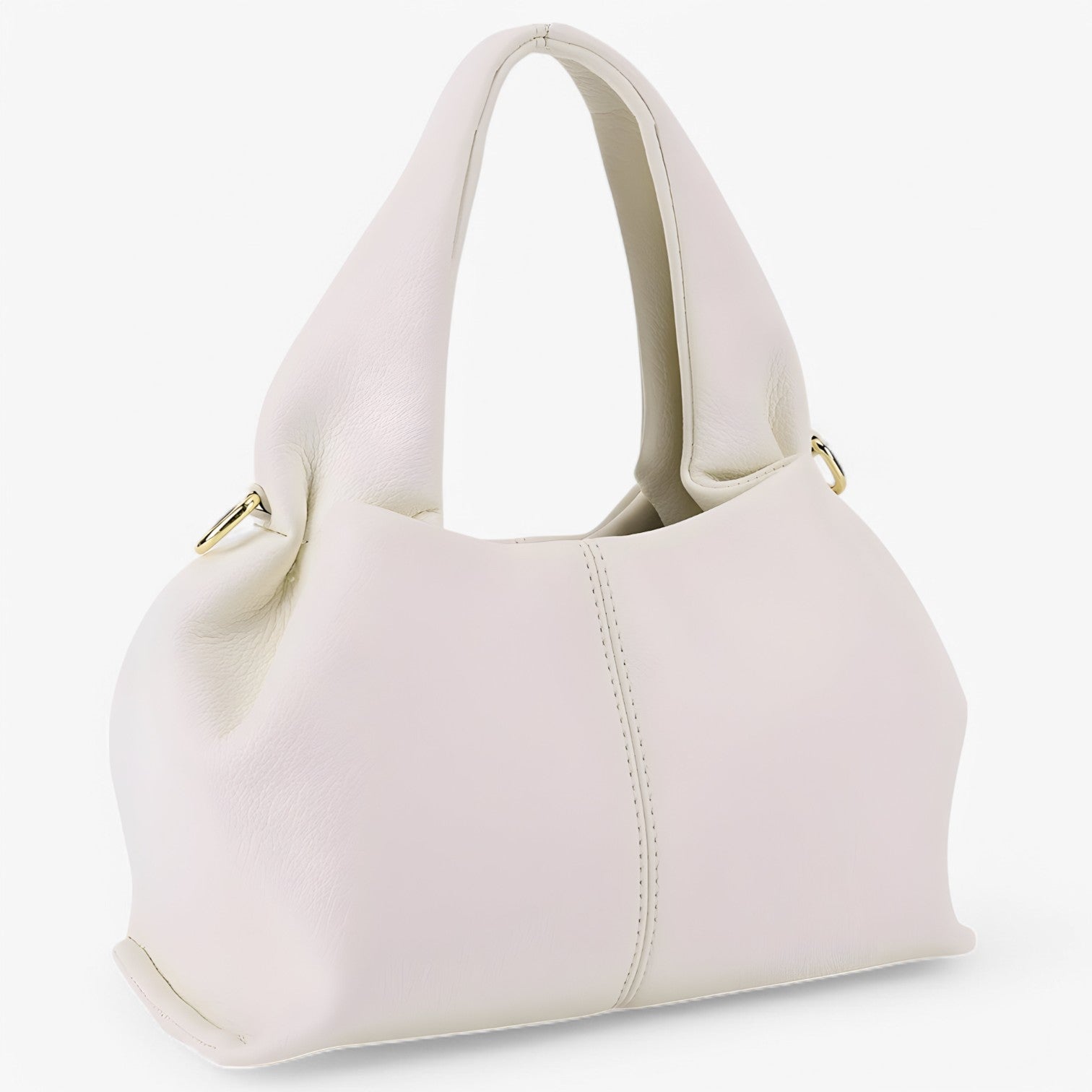Jimena | Elegante borsa a spalla retro – Leggera, ampia e stilosa - Bianco - bag Handbag women bag - Concept Palermo