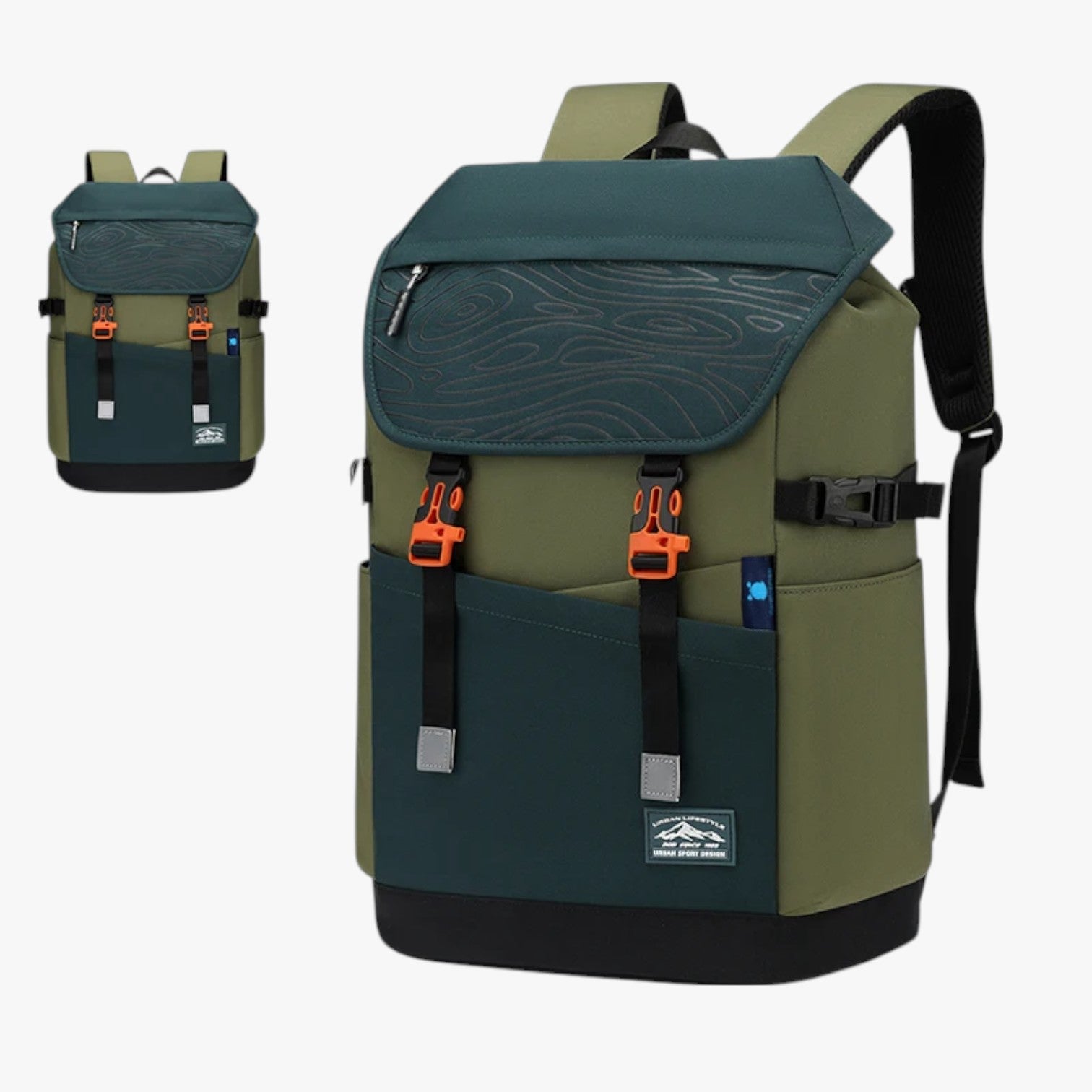 Maxwell | Zaino Outdoor 40L Compatto, Capiente, Pronto per Ogni Avventura - verde 15 pollici - Bags bags for men men bag mens bag - Concept Palermo