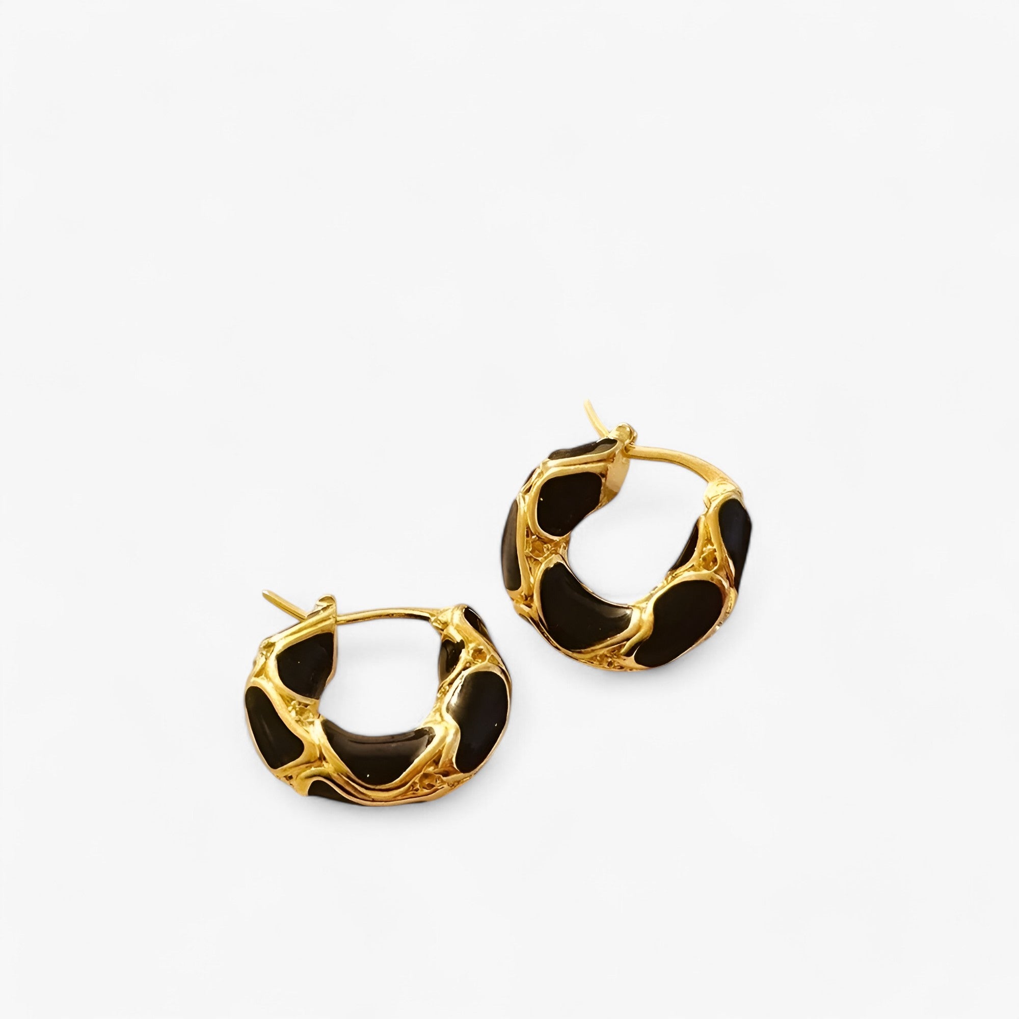 Micah| Orecchini a cerchio con smalto vintage - Lusso di tendenza - - Earrings Gift Gifts for women WOMEN - Concept Palermo
