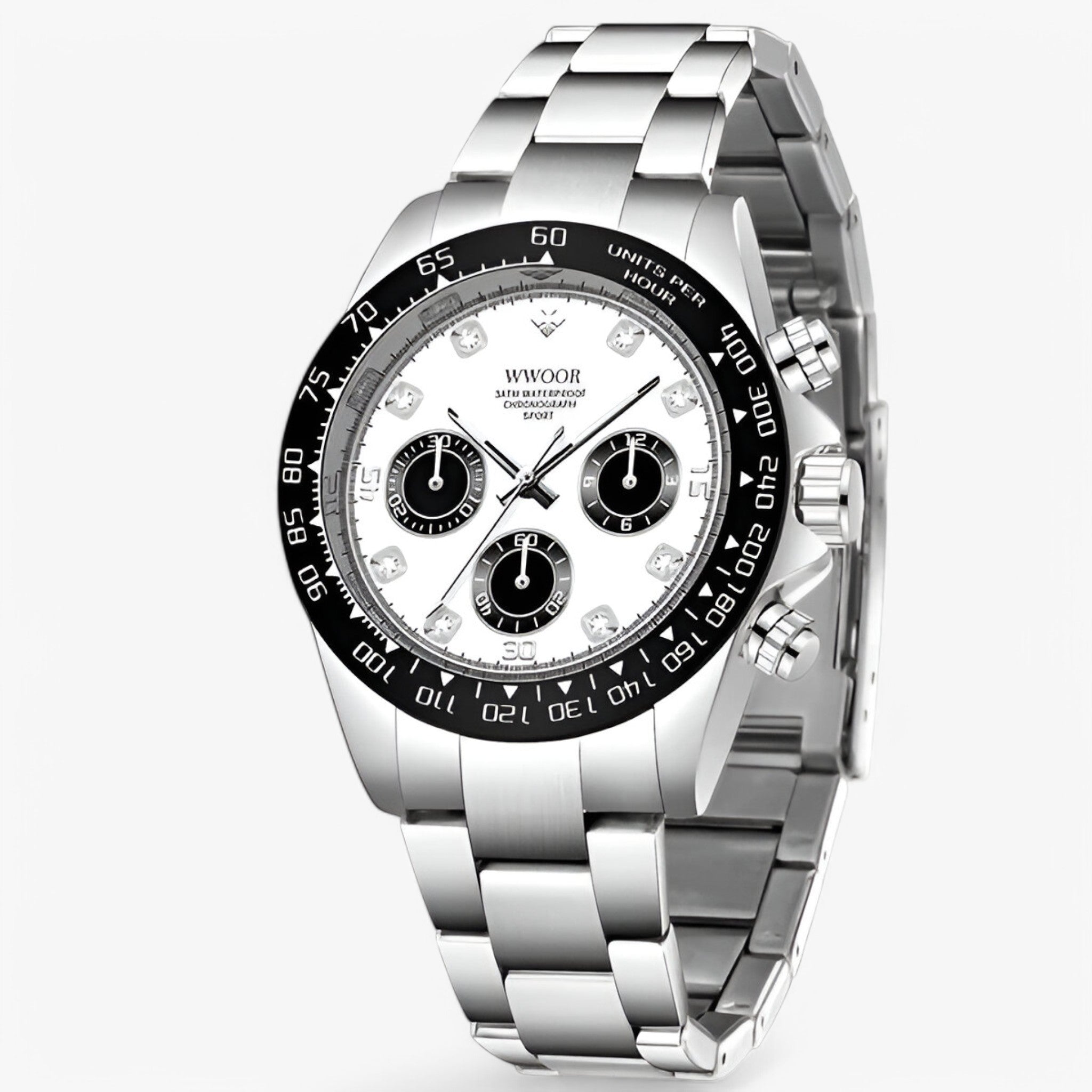 Casmir | Orologio Cronografo di Lusso in Acciaio Inossidabile - Argento - - Concept Palermo