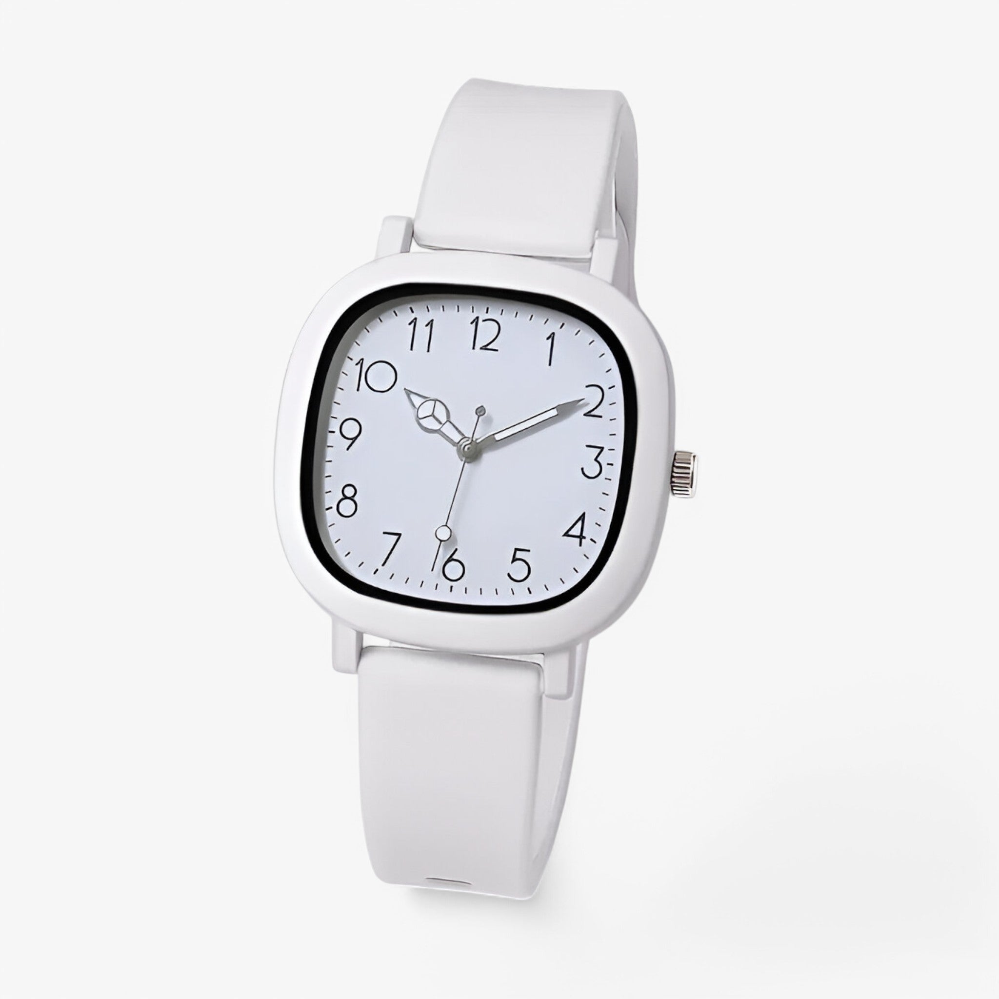 Tamar | Orologio da donna in silicone al quarzo perfetto come regalo - Bianca - female watch watch for women - Concept Palermo