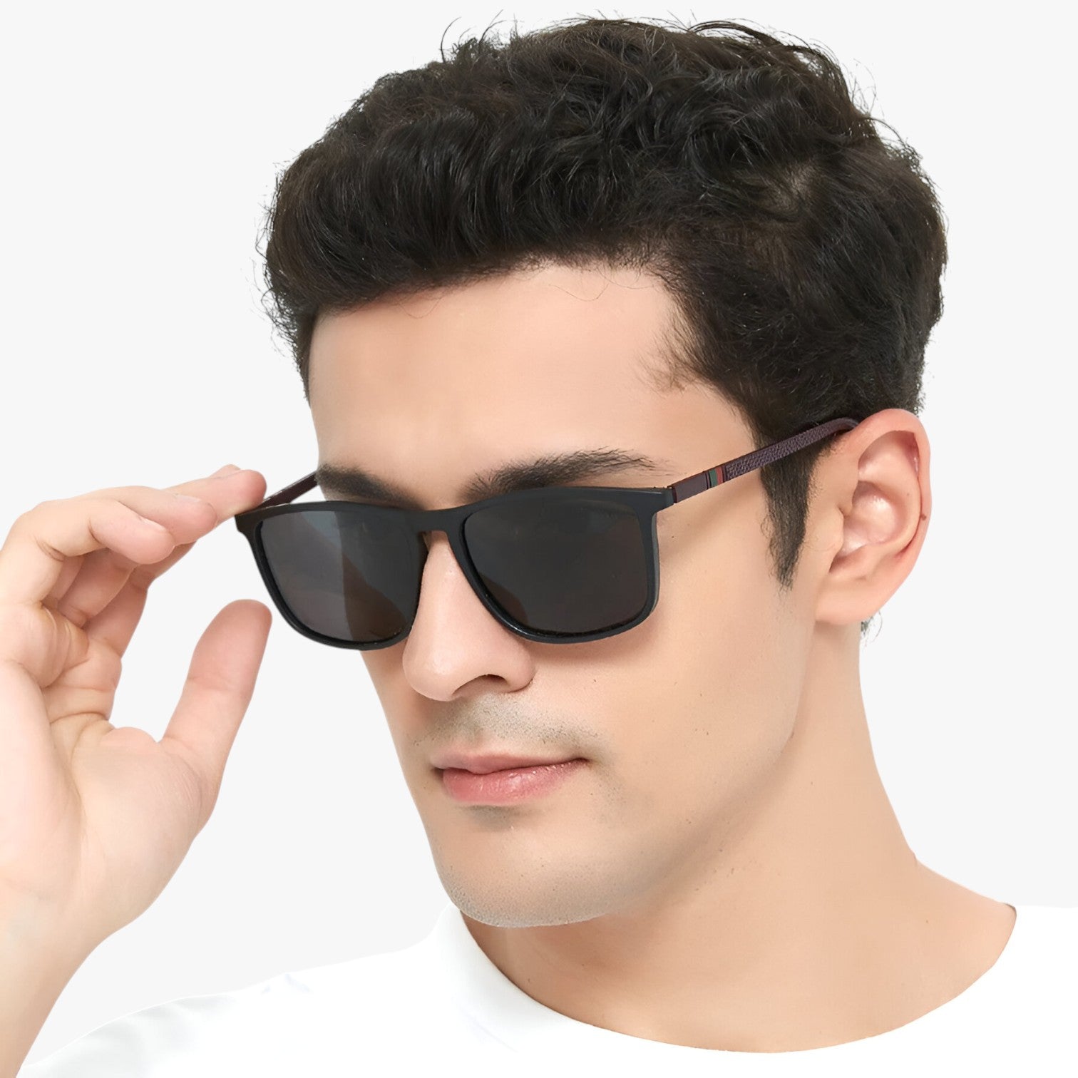 Jasper | Occhiali polarizzati vintage a strisce - - Fashion Sunglasses mens sunglasses Sunglasses - Concept Palermo
