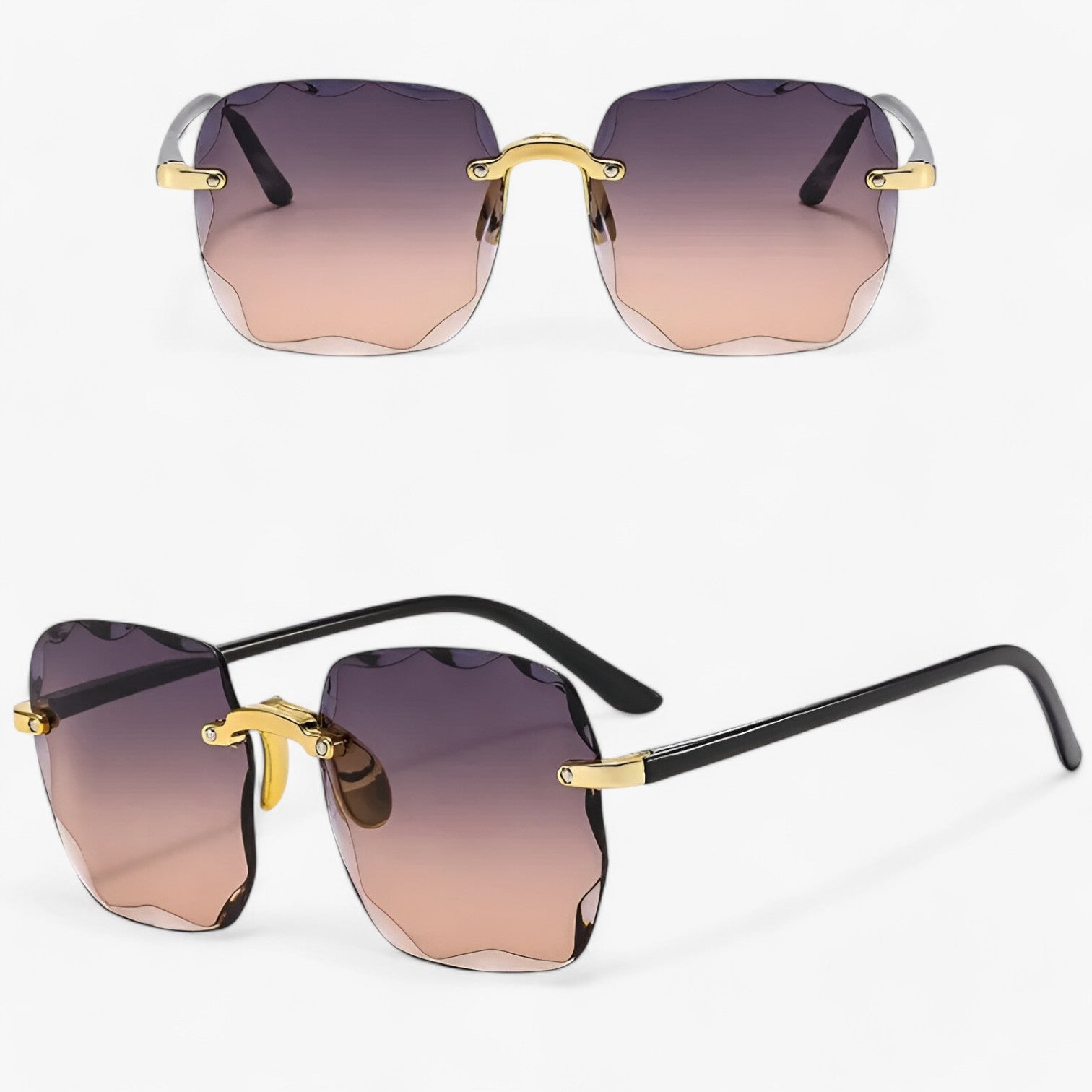 Kamila | Occhiali da sole senza montatura eleganti con protezione UV - - Fashion Sunglasses Sunglasses WOMEN - Concept Palermo