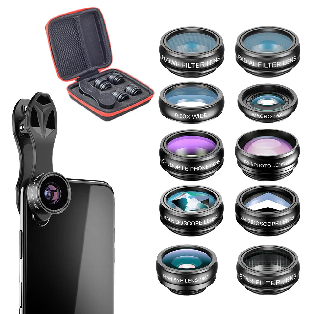 Kit obiettivo fotocamera VividView-aggiorna la fotocamera del tuo telefono in pochi secondi! - Kit obiettivo fotocamera - camera lens - Concept Palermo