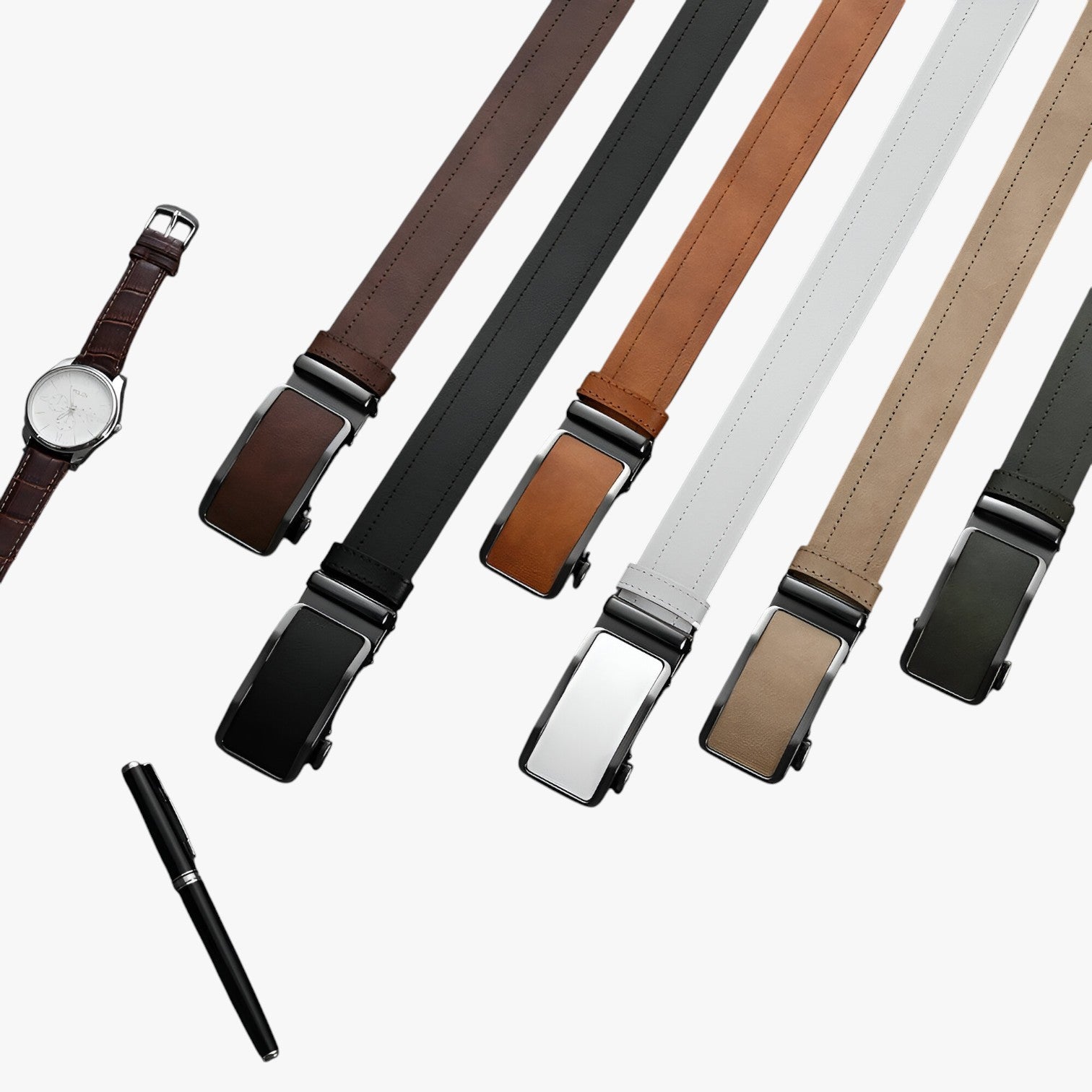 Colson | Cintura con fibbia automatica da uomo - Stile e comfort per ogni giorno - - Belts belts for men mens accessory Mens belt - Concept Palermo