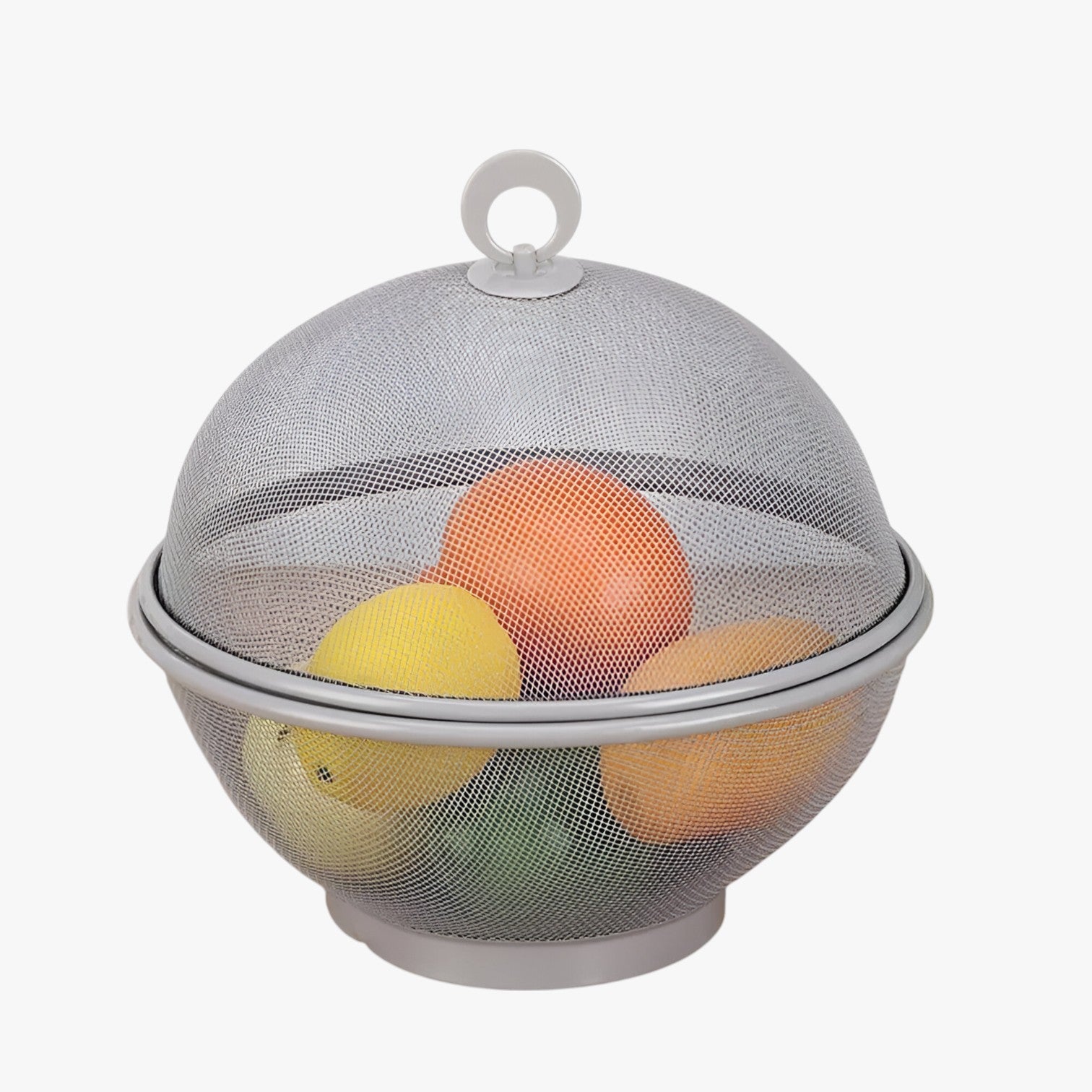 Edith | Vliegvrij & Ruim: Ciotola per frutta in acciaio inox con coperchio e grande capacità - - Kitchen kitchen accessory kitchen tools - Concept Palermo