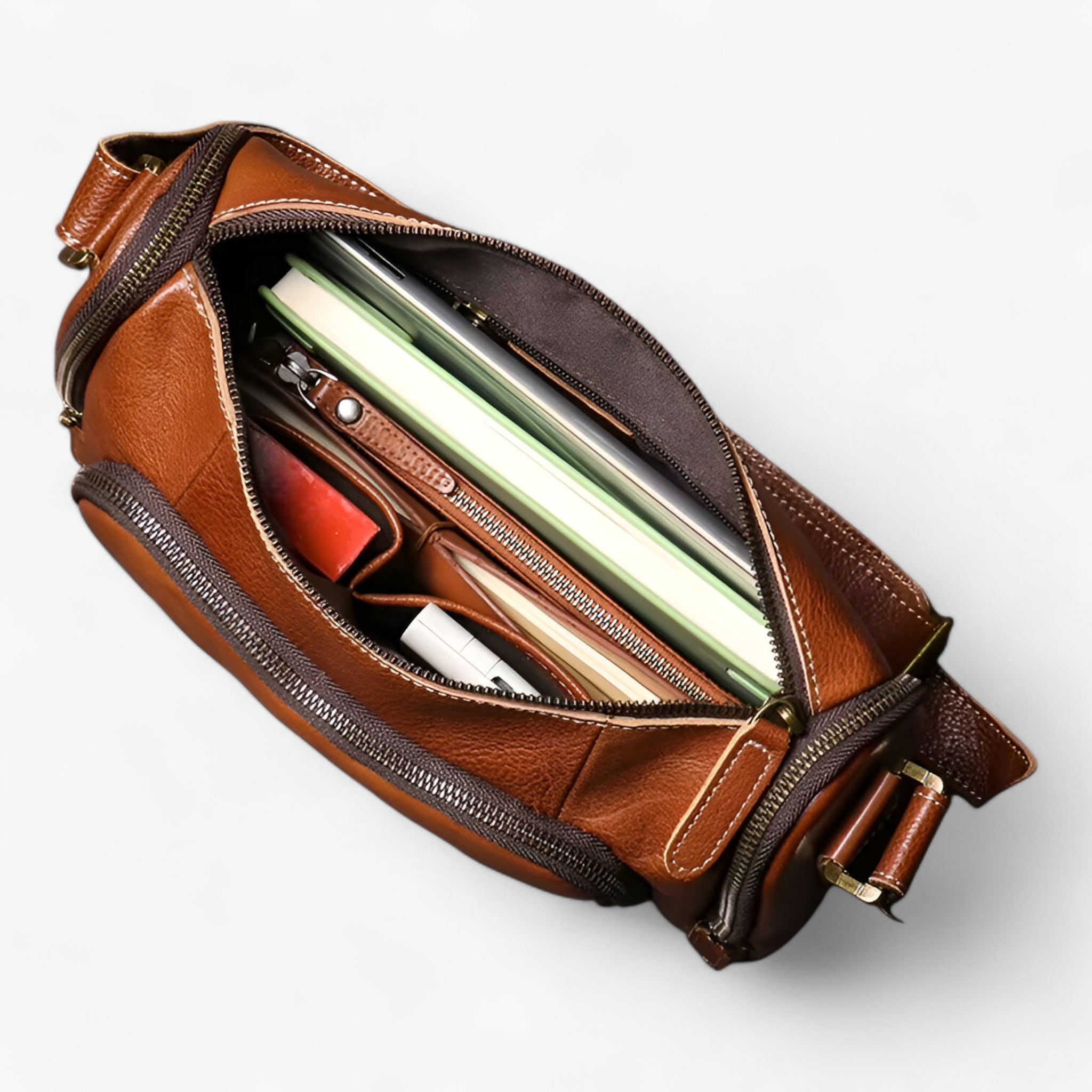 Benjamin | Borsa a spalla vintage - Elegante e multifunzionale - - - Concept Palermo