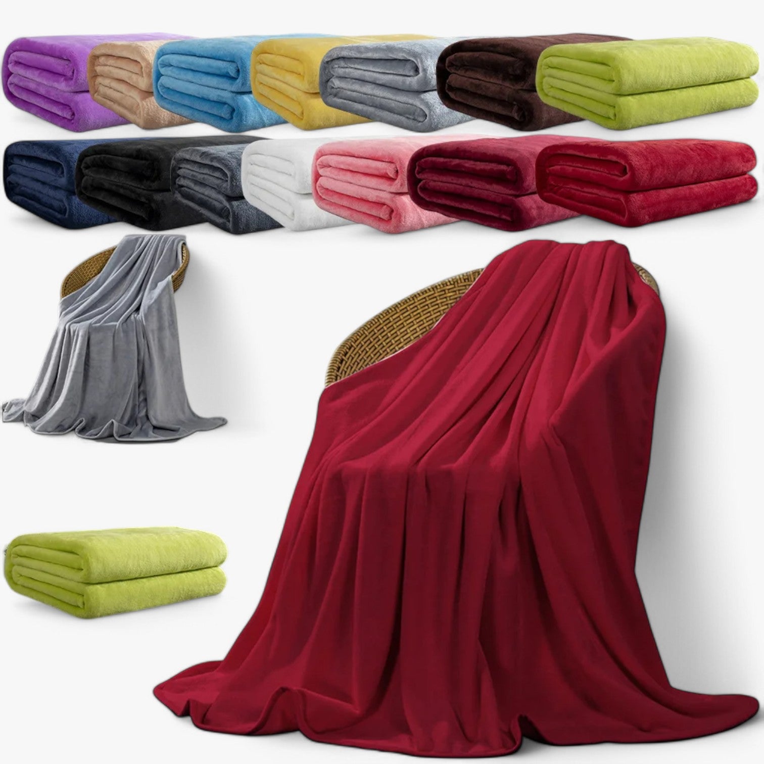 Lyra | Coperta morbida in flanella – Calore e comfort per ogni stanza - - bedroom Home - Concept Palermo