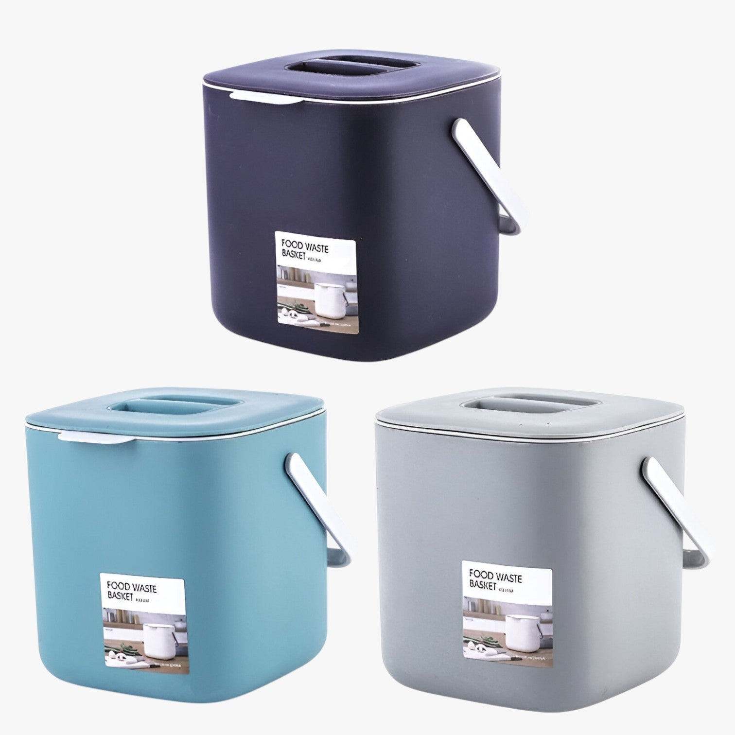 Kristi | Cestino per compostaggio senza odori e facile da usare con coperchio - - Kitchen kitchen accessory kitchen tools - Concept Palermo