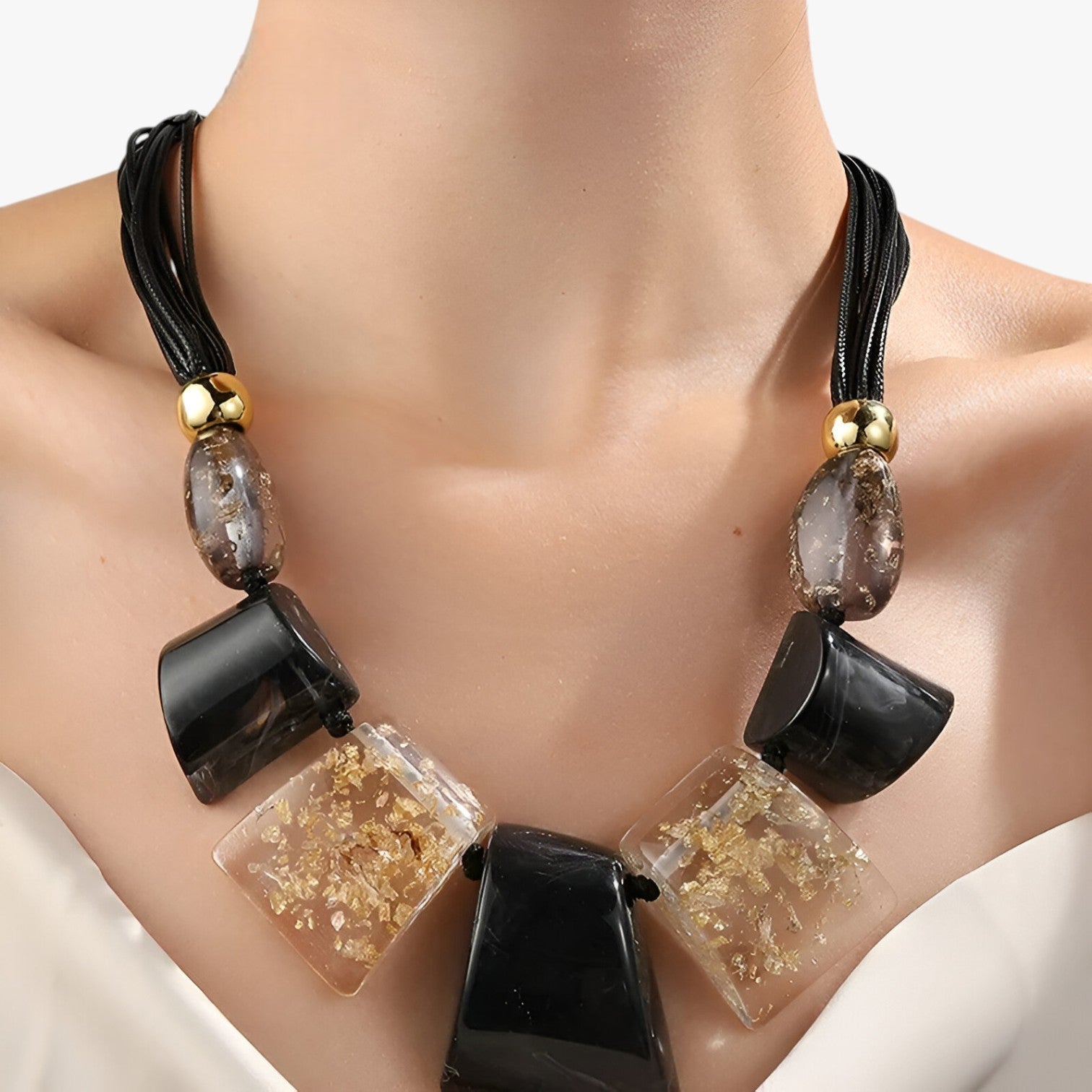 Jenna | Collana di perle spesse vivaci – dichiarazione di colore e stile - - elegant womens necklaces Necklace Necklaces for Women - Concept Palermo