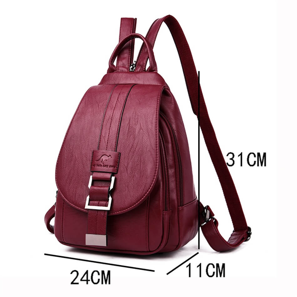Veala | Zaino in pelle elegante e chic - - Backpacks women's backpack - Concept Palermo