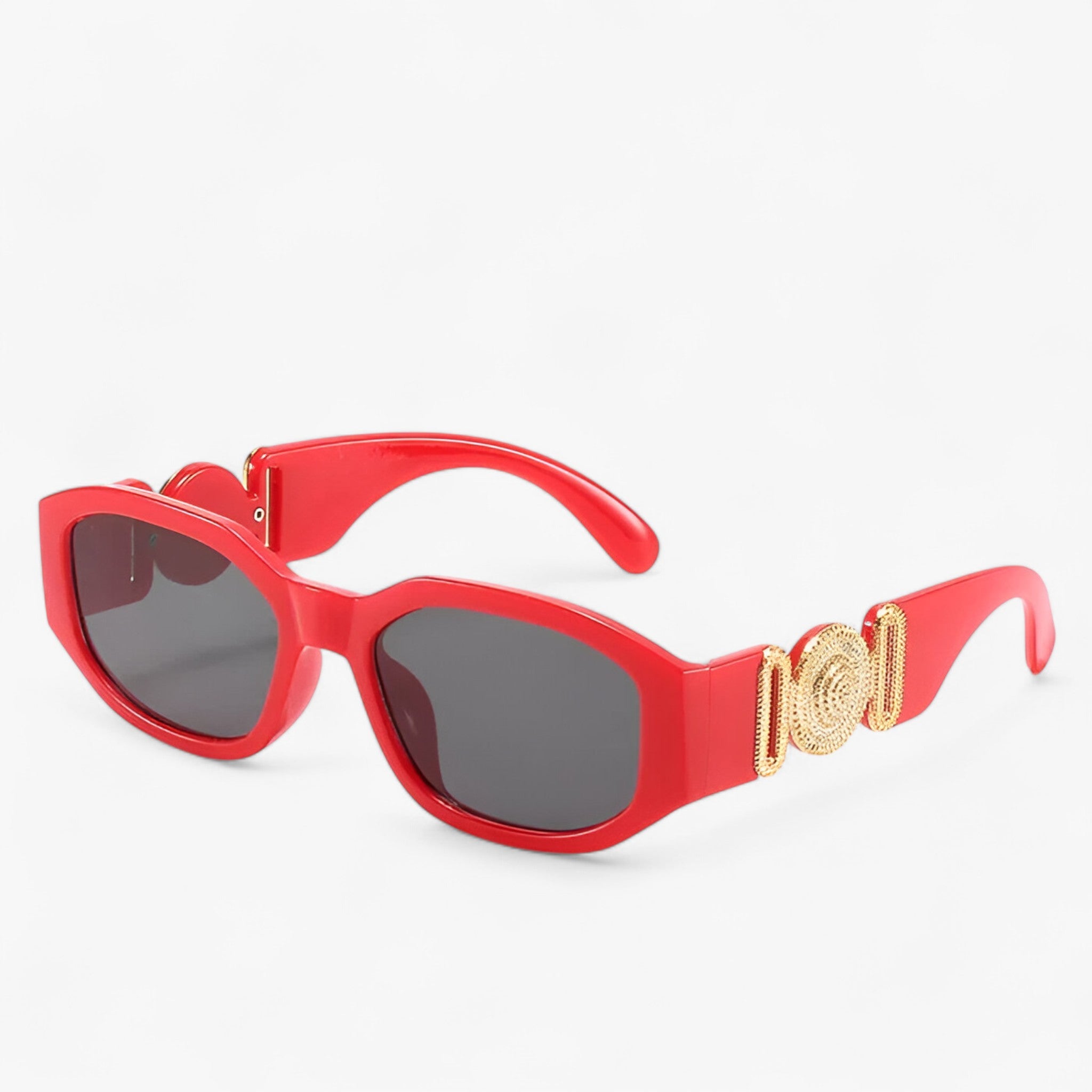 Liam | Occhiali da sole rettangolari piccoli da viaggio e stile vintage - Rosso As shown - Fashion Sunglasses men sunglasses polarized mens sunglasses Polarized man sunglasses Sunglasses sunglasses polarized men - Concept Palermo