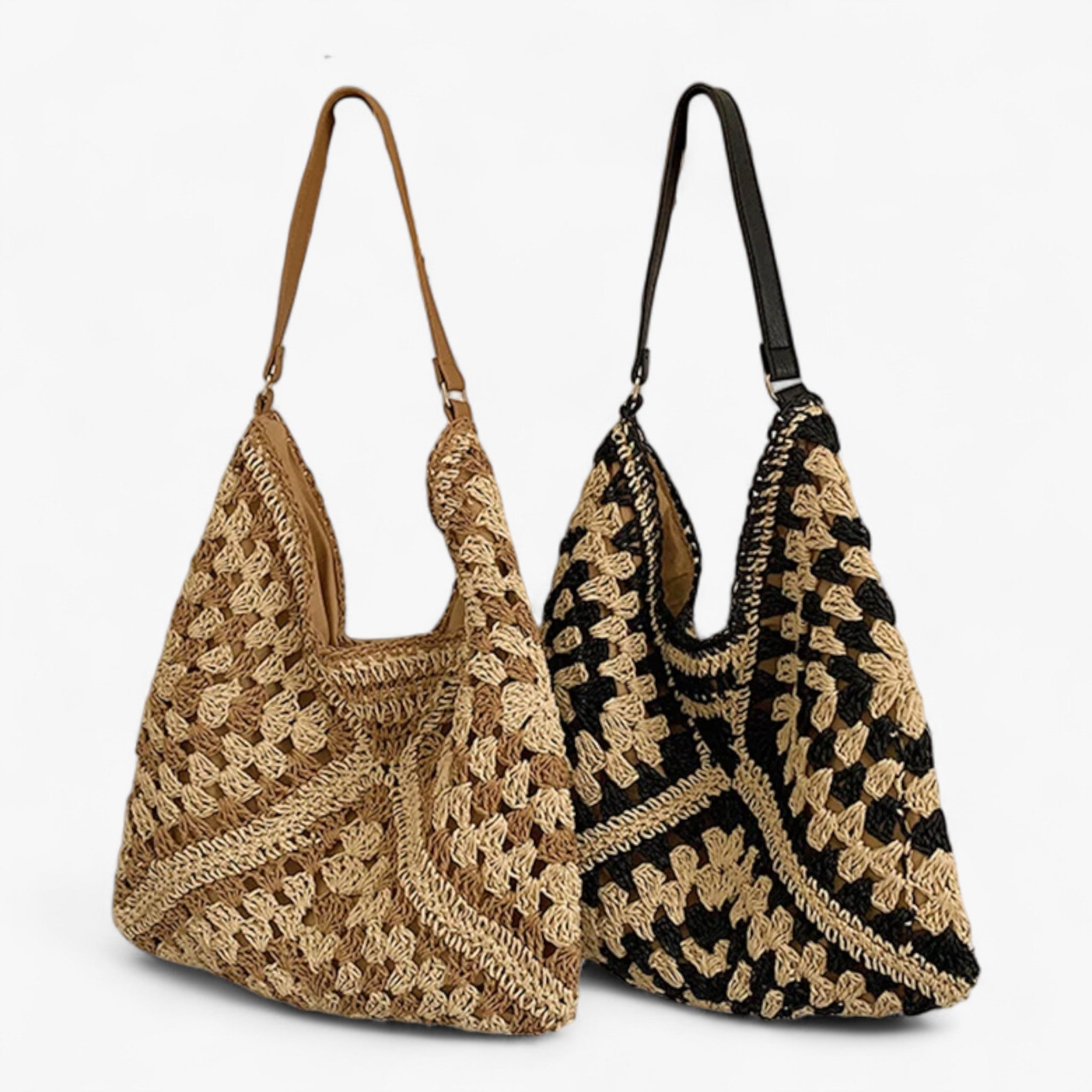 Elena | Borsa in Paglia Intrecciata - - - Concept Palermo