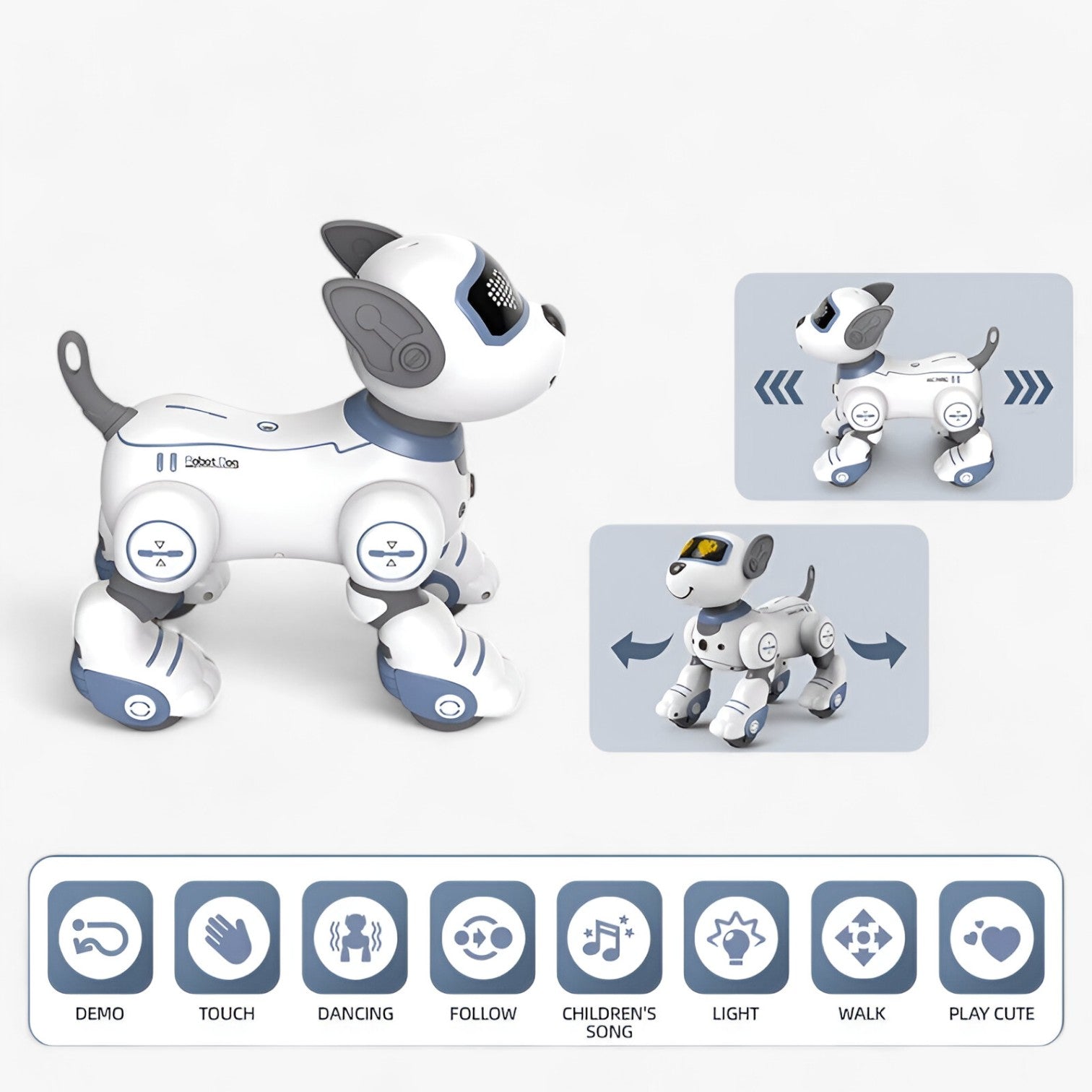 Amelie | Cane Robot Stuntante danzante – Giocattolo intelligente pieno di musica e movimento - - toys toys & gifts toys for kids - Concept Palermo