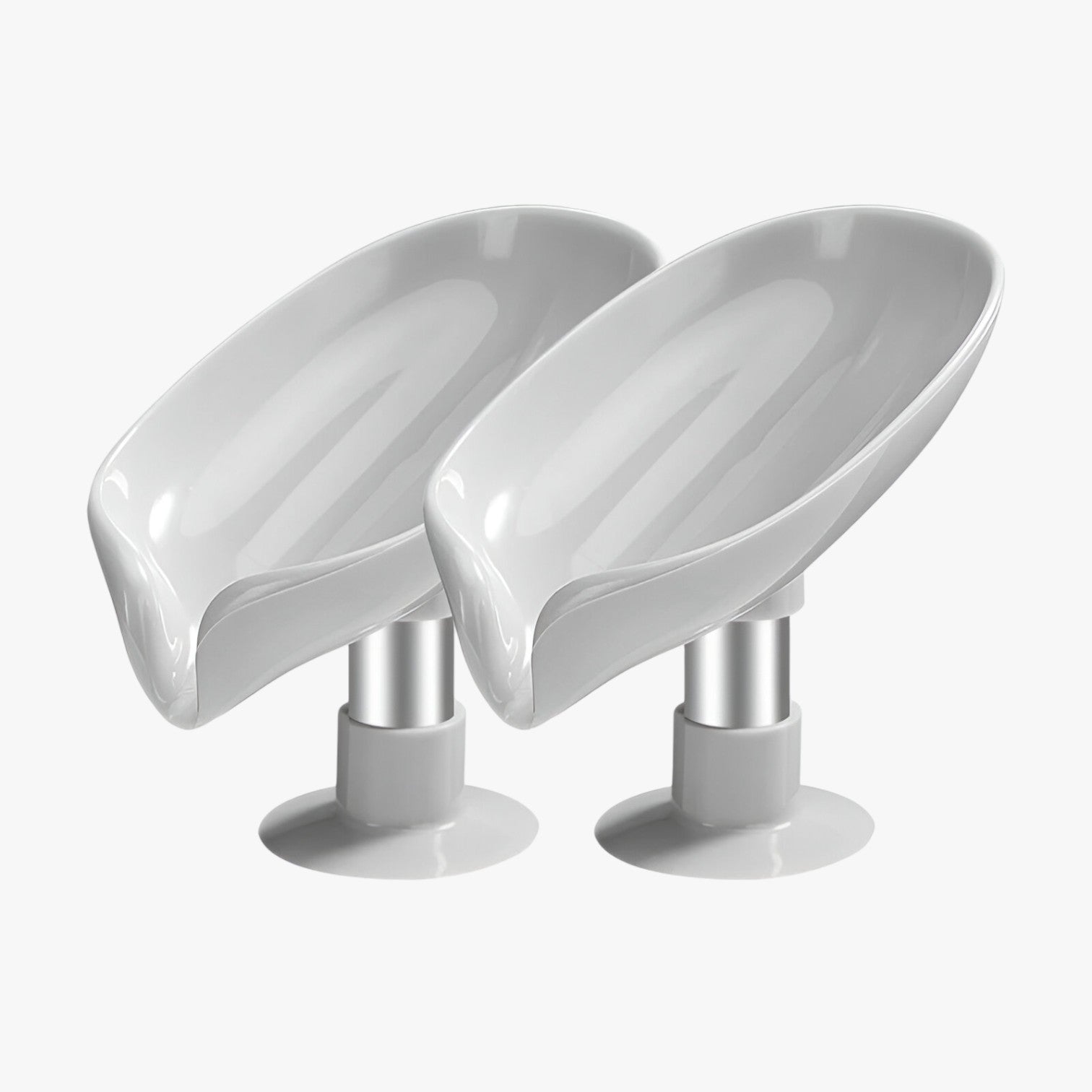 Adelia | Porta sapone autopulente – Nessun sapone bagnato, nessun disordine - 2PCS Grigio - bathroom - Concept Palermo