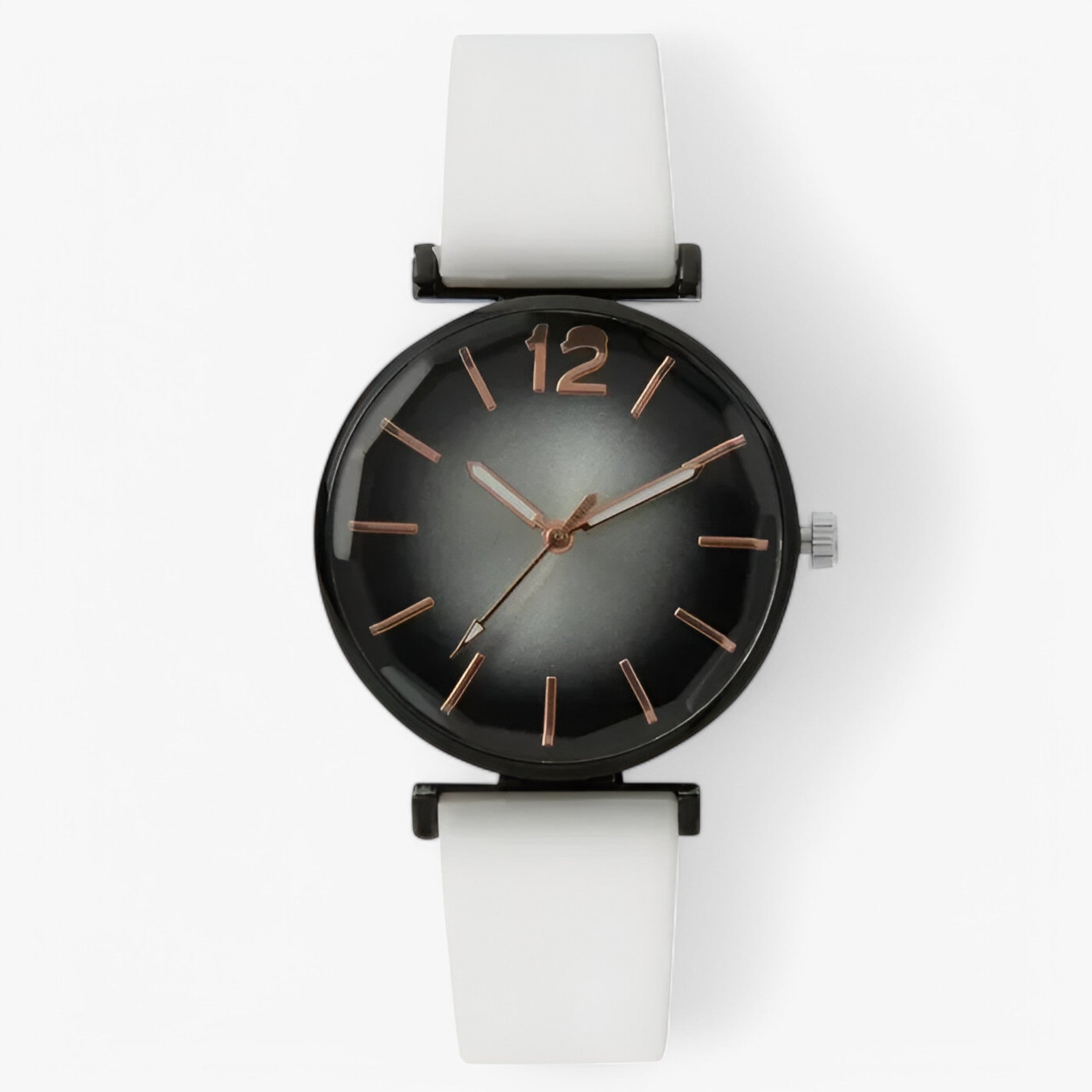 Lena | Orologio sportivo casual con cinturino in silicone - Bianca - female watch watch for women - Concept Palermo