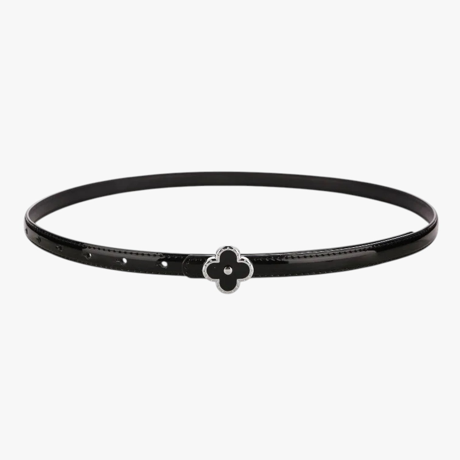 Lilly | Cintura sottile in vera pelle per outfit eleganti - nero 100cm - Belts waist belt for women Womens belt - Concept Palermo