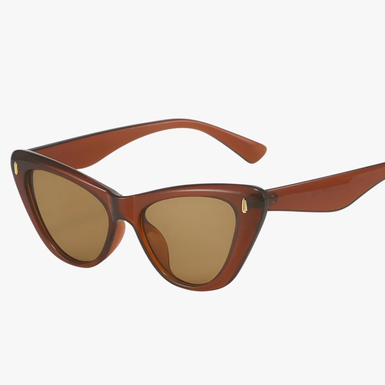 Kamila | Vintage Chic - Occhiali da sole Cat-Eye Ovali per protezione UV - Tè MULTI - Fashion Sunglasses polarized sunglasses women Sunglasses - Concept Palermo