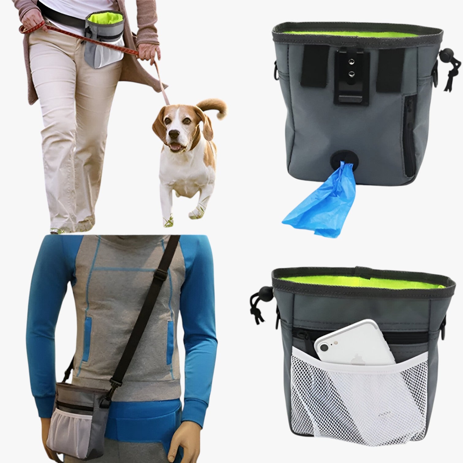 Vincent | Borsa multifunzionale per cani per passeggiate e addestramento - - pet pet accessories PET SUPPLIES petproduct - Concept Palermo