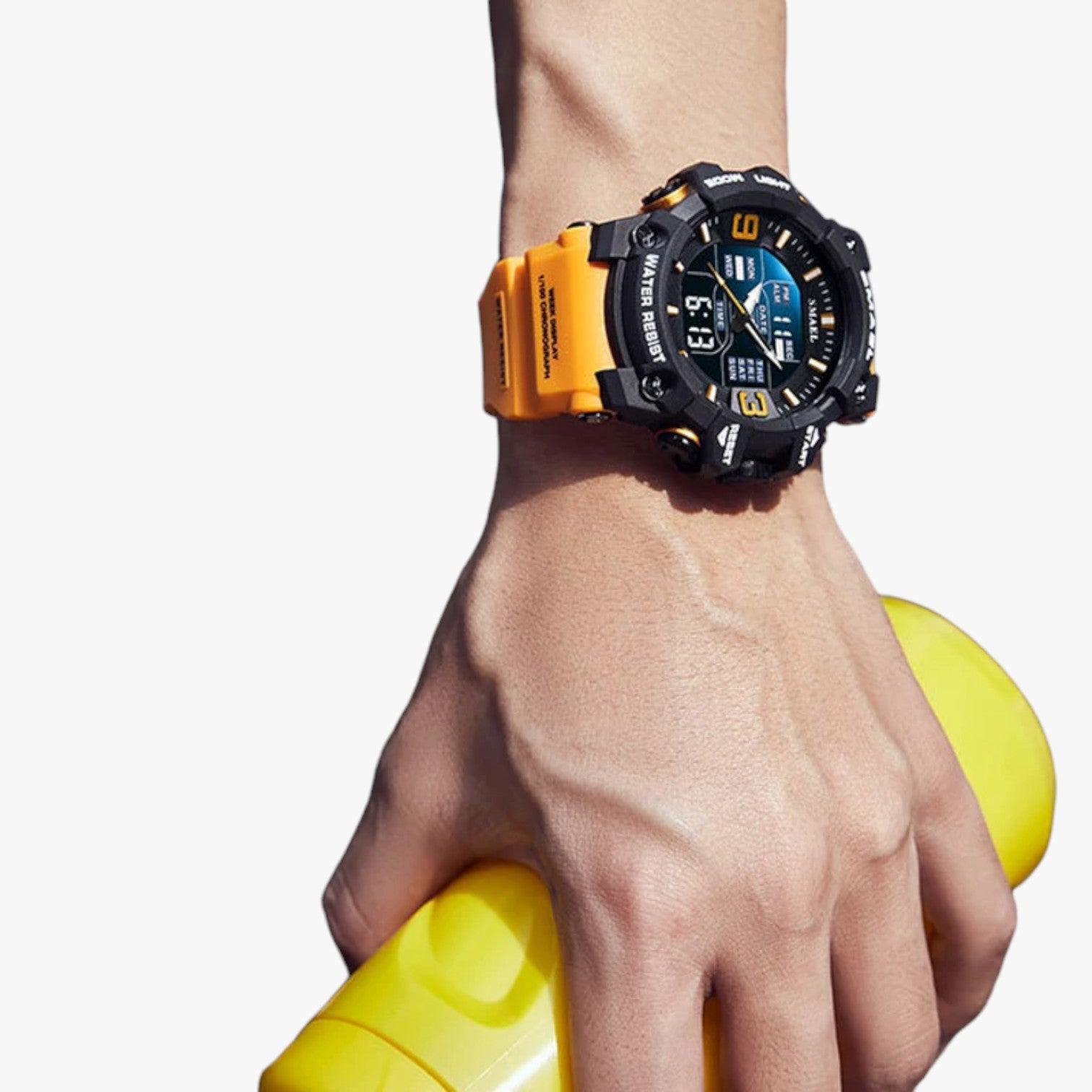 Janos | Orologio sportivo – display LED, impermeabile e doppia visualizzazione dell'orario - - mens accessory watch watch for men - Concept Palermo