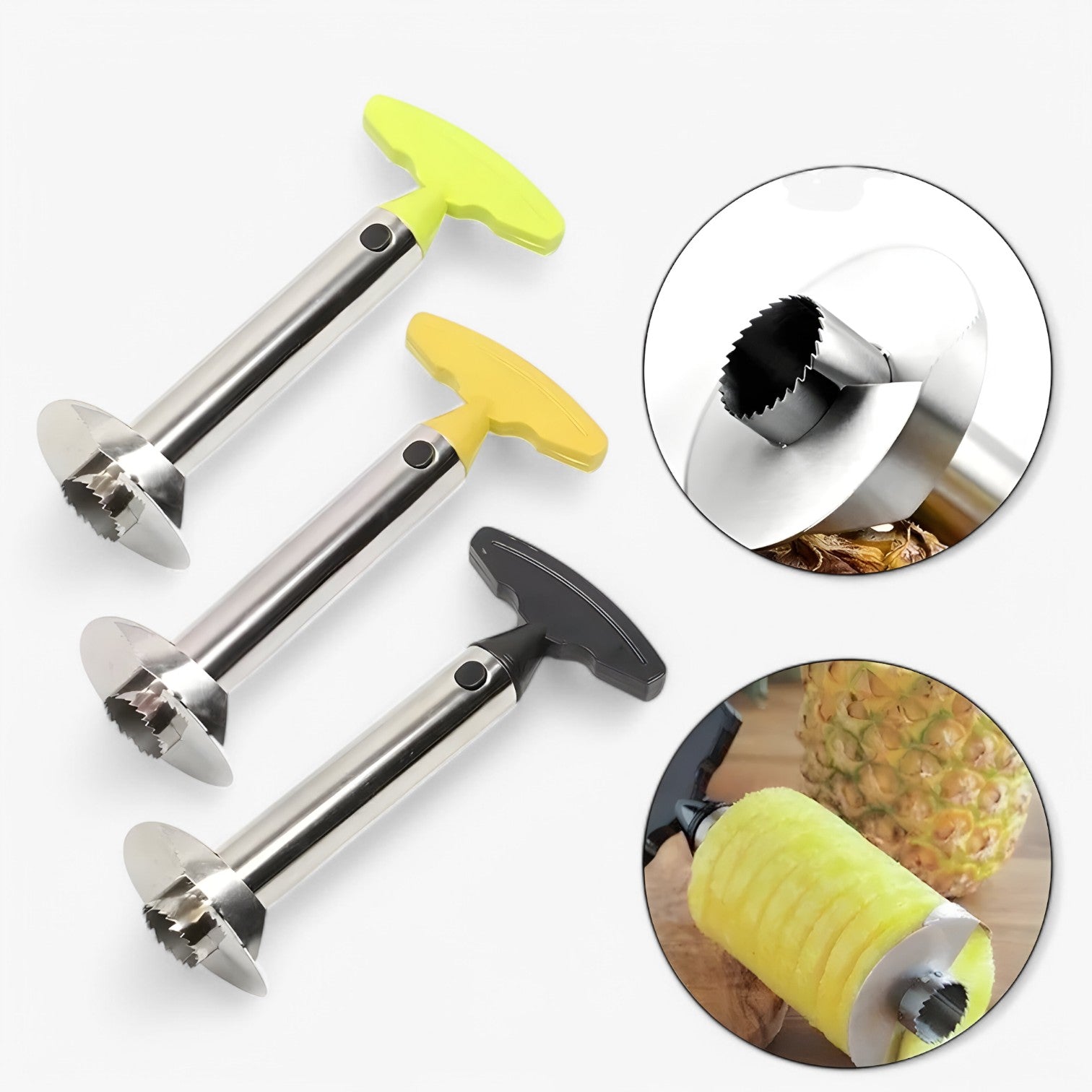 Ainara | Affettare ananas rapidamente – con questo affetta ananas in acciaio inox - - Kitchen kitchen tools - Concept Palermo