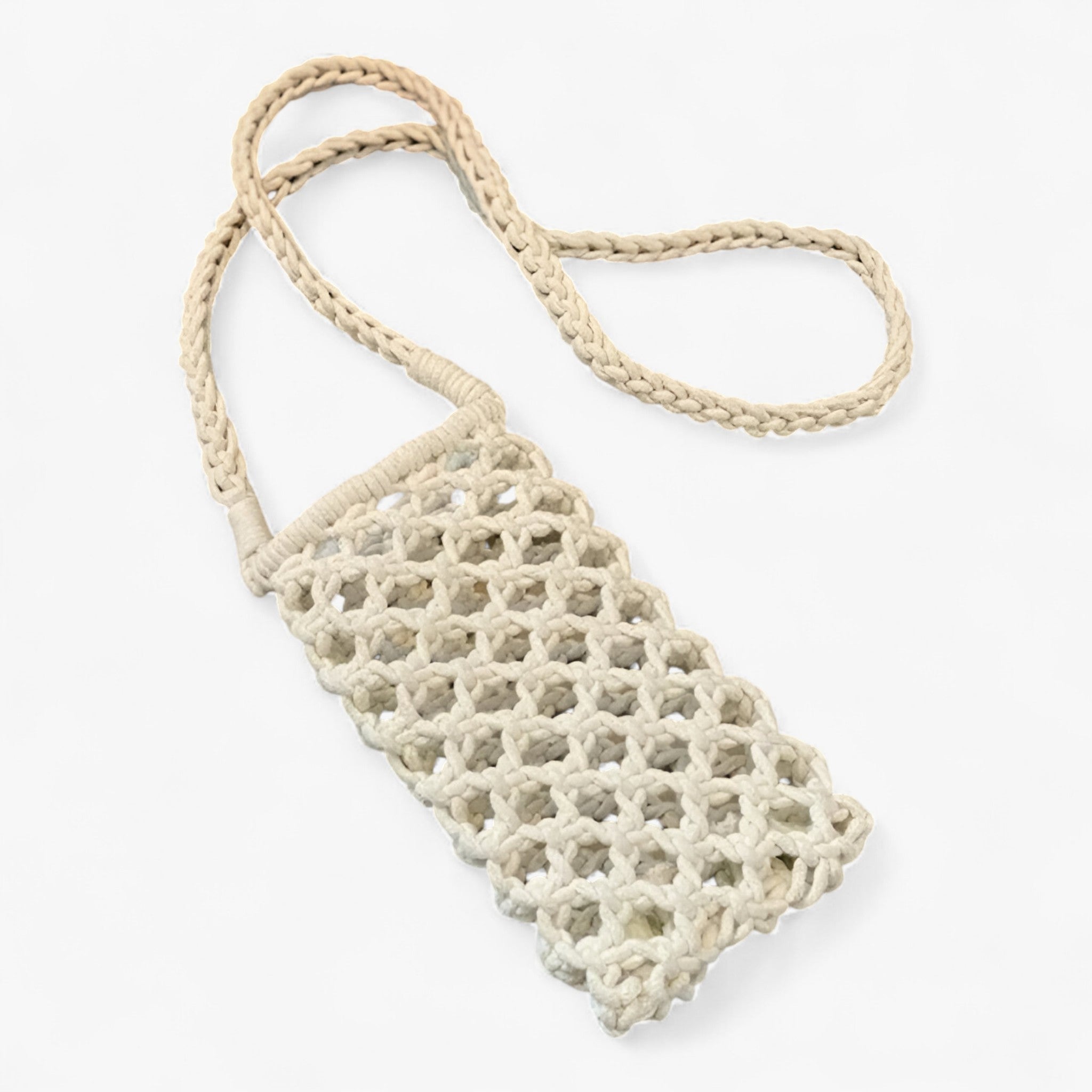 Chiara | Borsa a Tracolla Uncinetto - Beige - - Concept Palermo