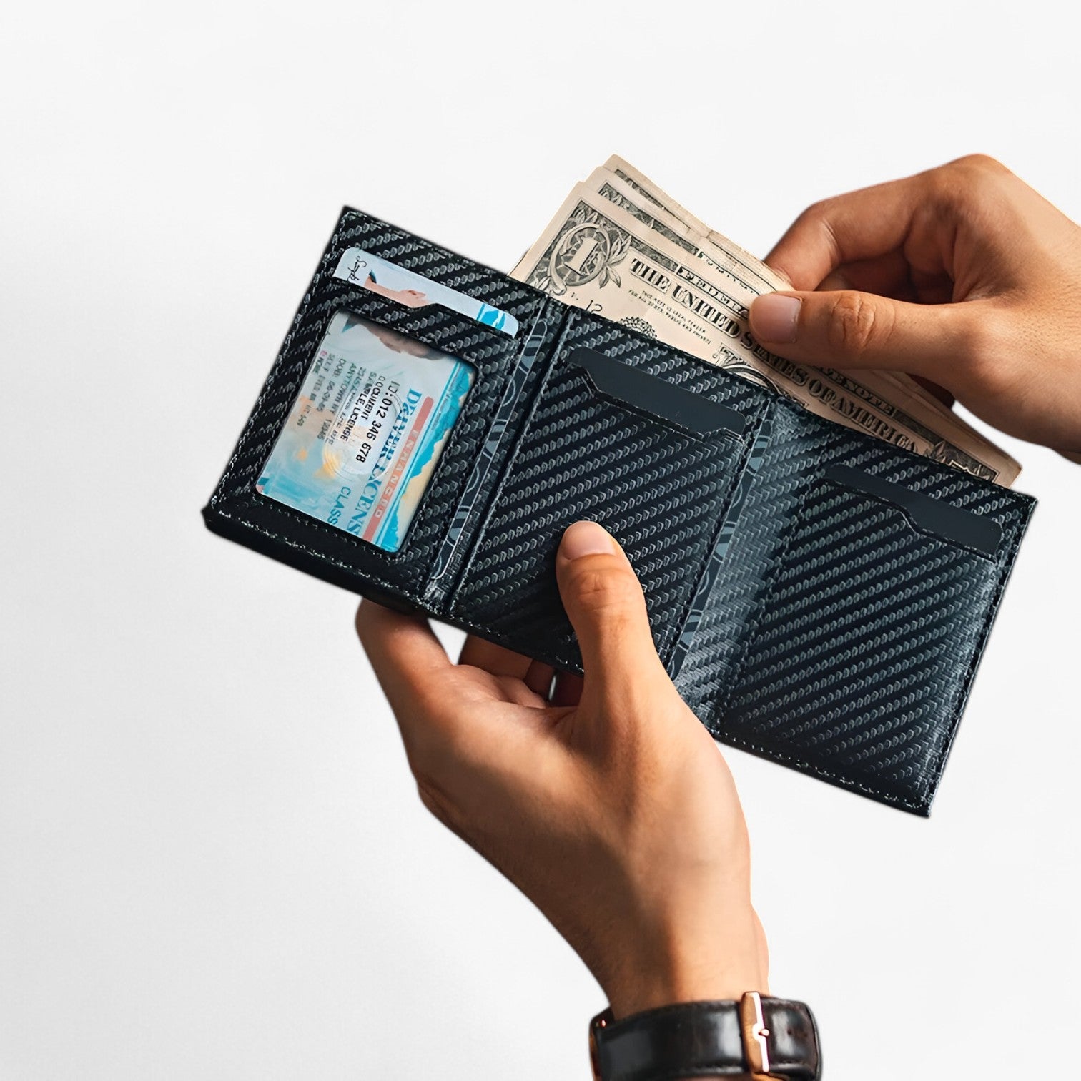 Marius | Portafoglio Bi-Fold RFID Sicuro con Tasca per Monete - - mens accessory mens wallet wallet - Concept Palermo