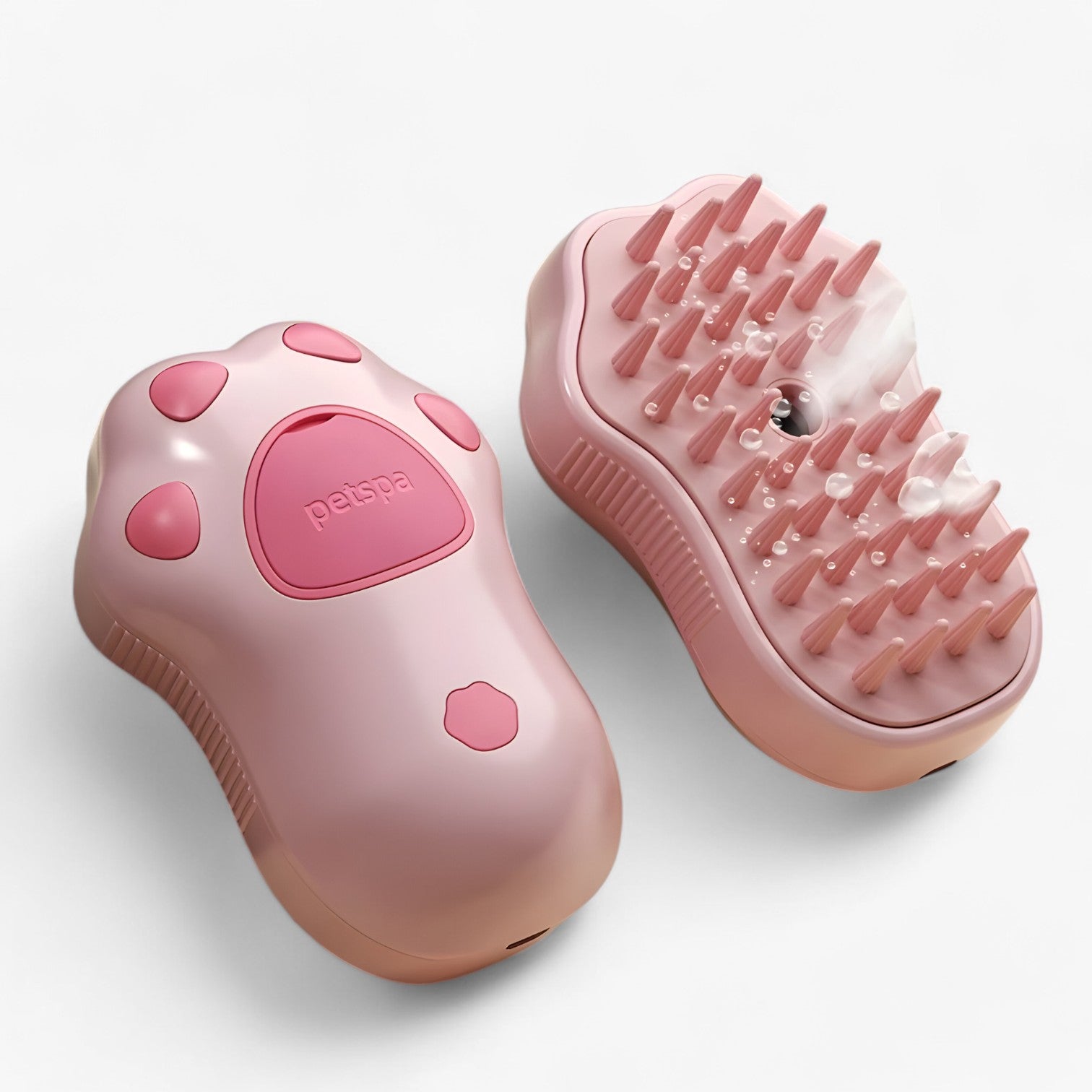 Minnie | Spazzola a vapore 3-in-1 per animali domestici con massaggio e cura - Rosa - dog DOG SUPPLIES pet PET SUPPLIES - Concept Palermo