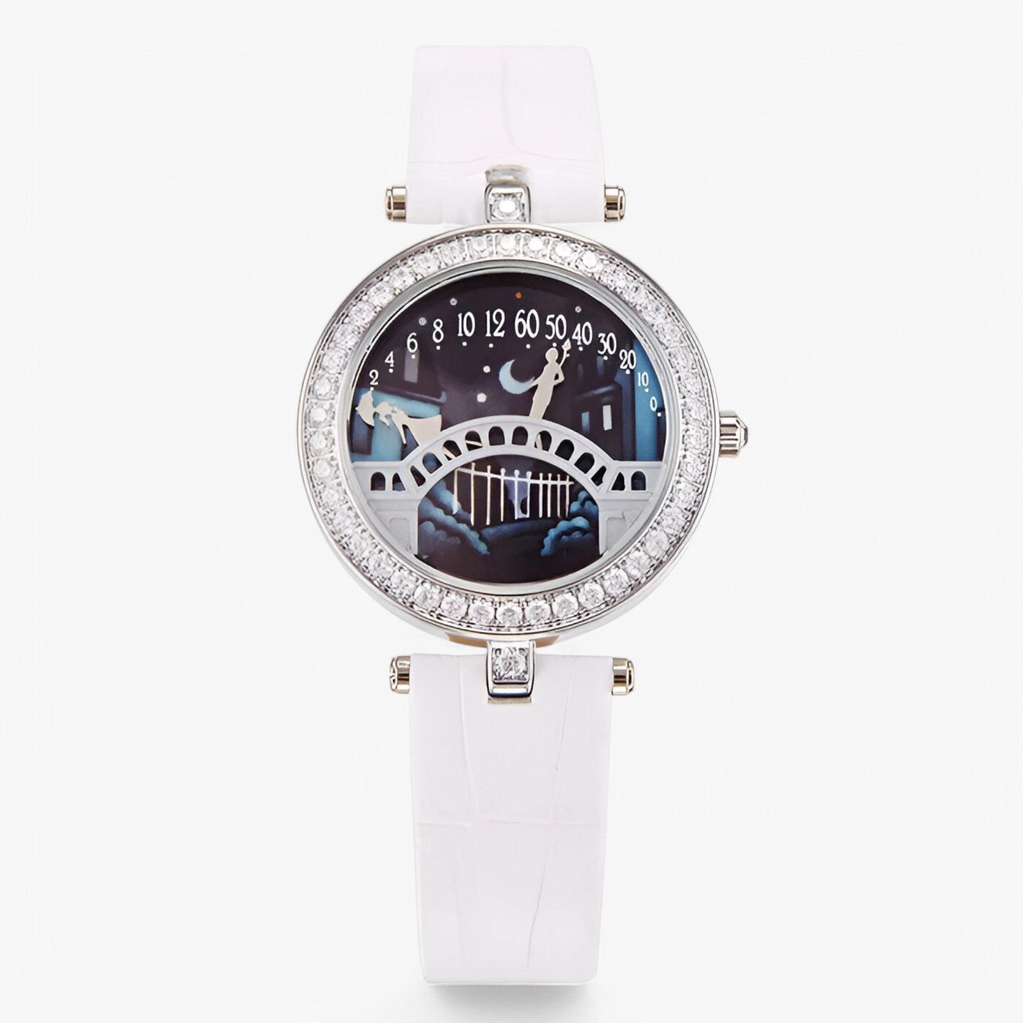 Deborah | Orologio da donna elegante e leggero con quadrante artistico - Bianca - female watch watch for women - Concept Palermo