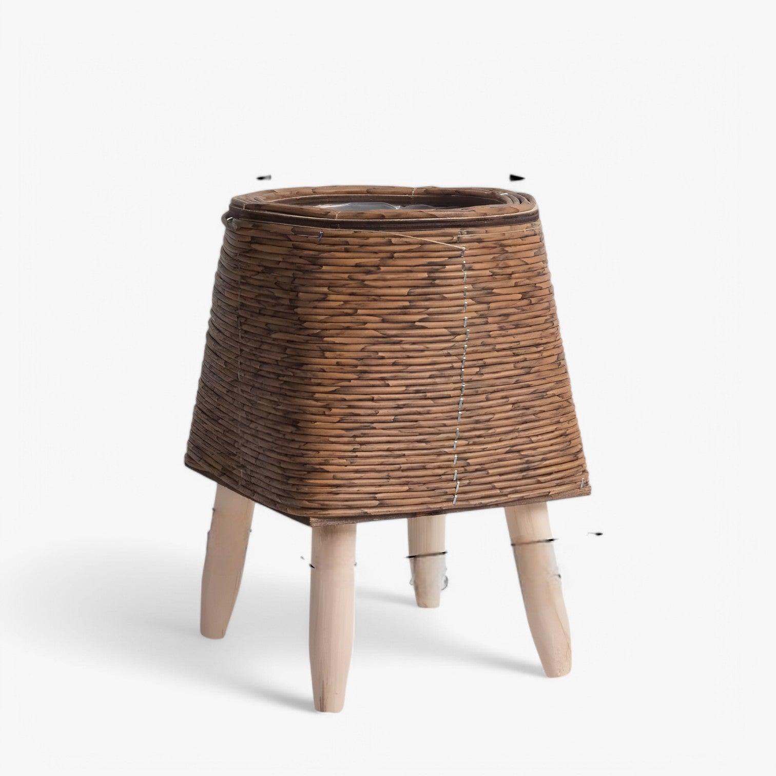 Kosta | Vaso di Fiori Rotan – Stile Elegante per le Sue Piante - Stile 2 Marrone - Garden Garden supplies Home & Garden - Concept Palermo