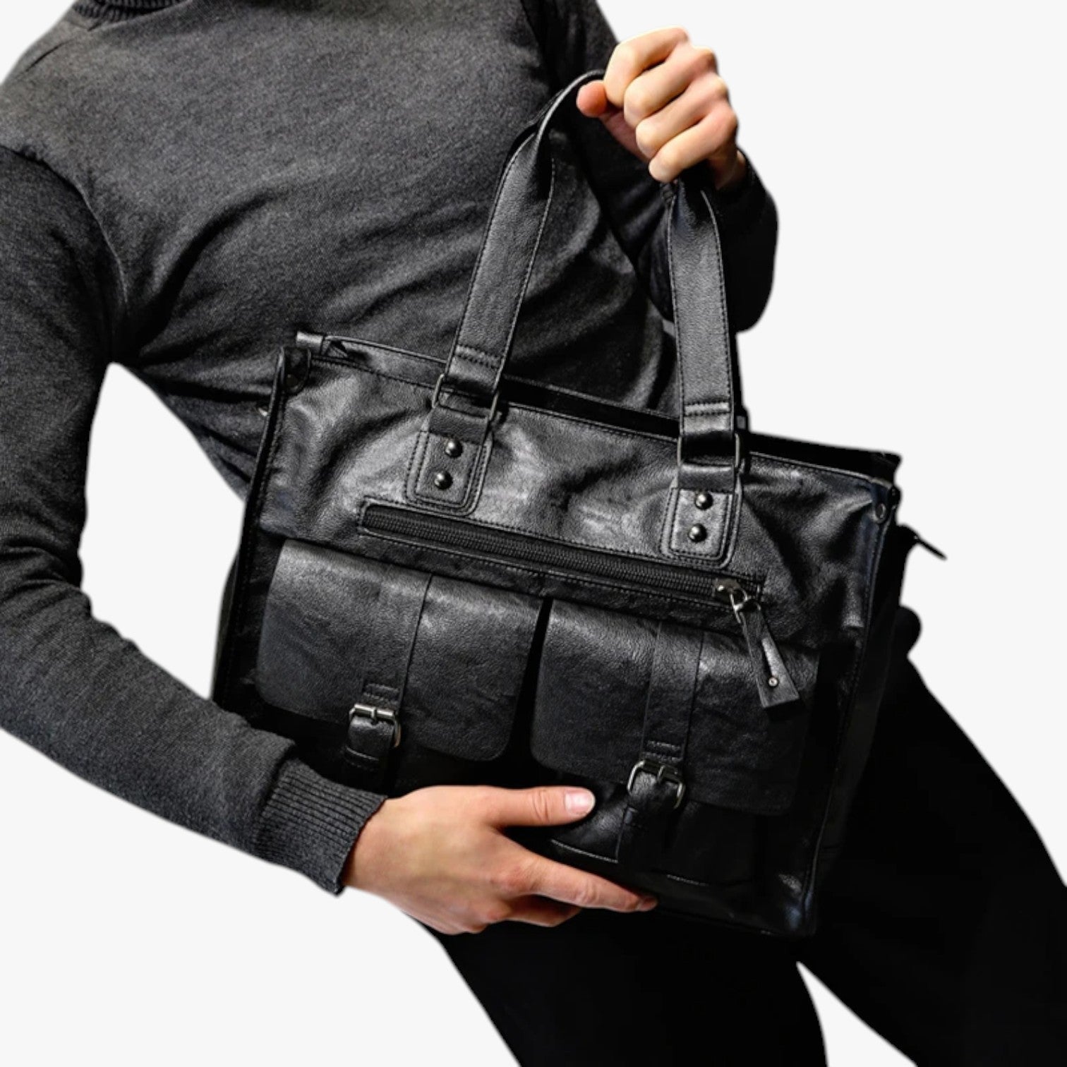 Jerry | Marsupio in pelle PU da spalla per lavoro e viaggio - - Bags bags for men Crossbody Bags mens bag - Concept Palermo