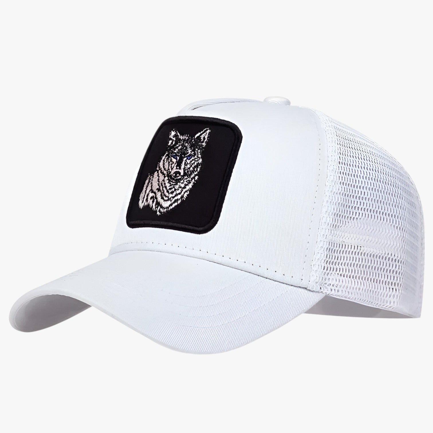 Romano | Cappellino estivo traspirante da lupo - Bianco - caps mens cap - Concept Palermo
