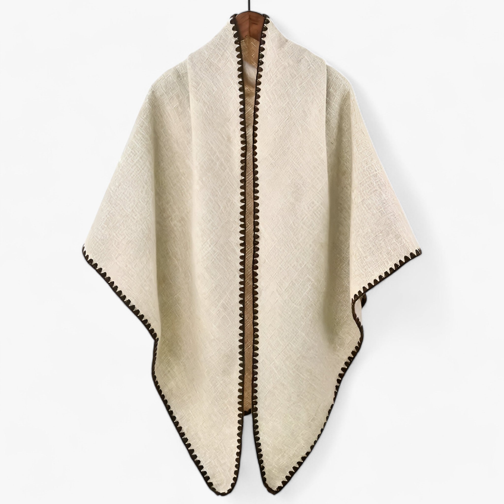 Evelina | Sciarpa Pashmina Triangolare Effen – Calore Elegante per Ogni Occasione - Cachi - - Concept Palermo
