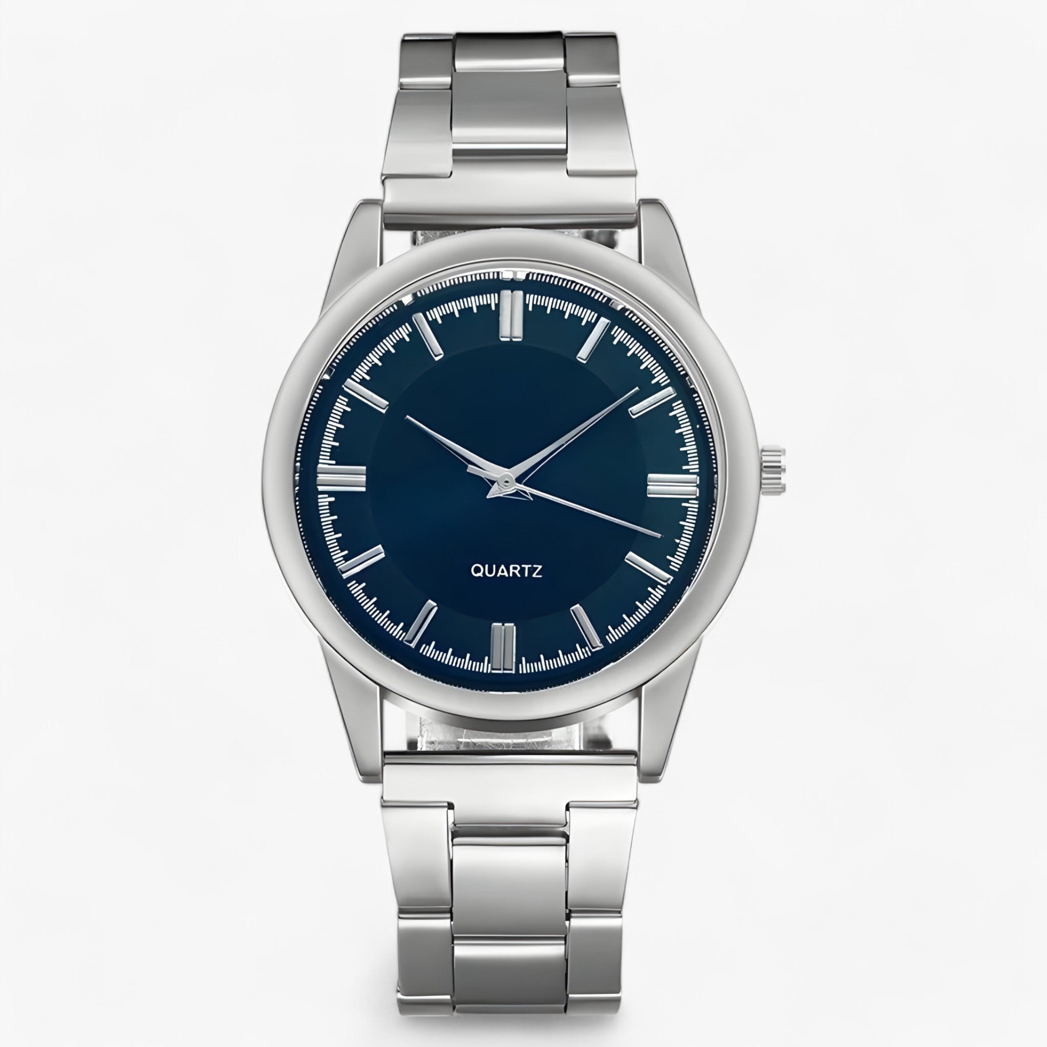 Noah | Quarzo Classico - Senza Tempo & Versatile - Argento Blu - - Concept Palermo