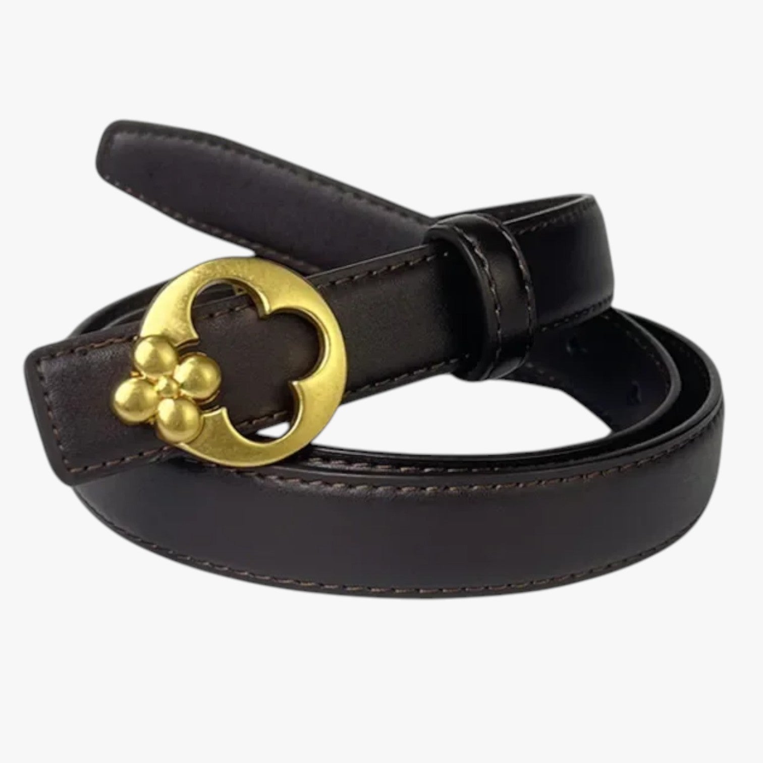 Iyla | Cintura Donna 2025 Eleganza Casual con Fibbia Designer - caffè 105cm-110cm - Belts waist belt for women Womens belt - Concept Palermo