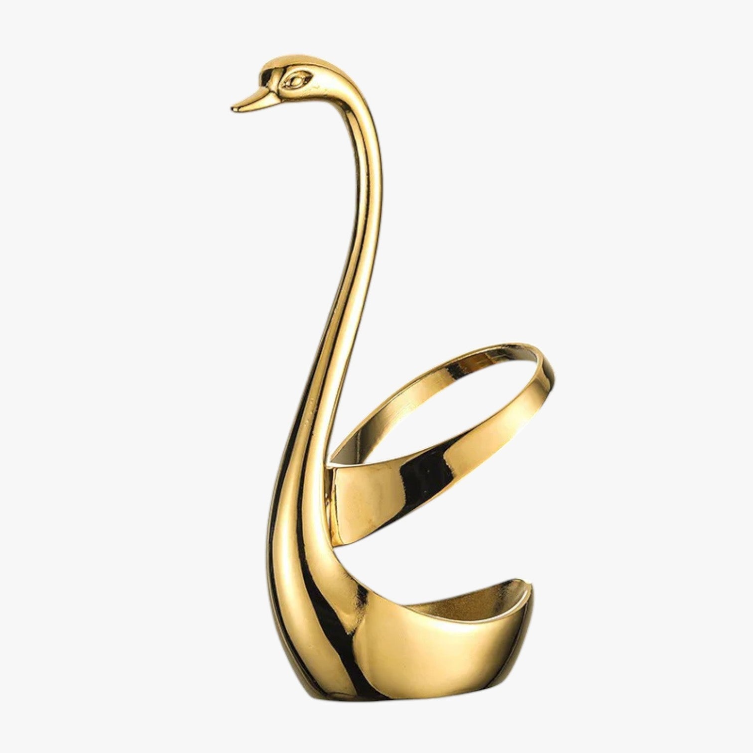 Finnley | Elegante porta posate a forma di cigno - Base Oro - Kitchen kitchen accessory kitchen tools - Concept Palermo