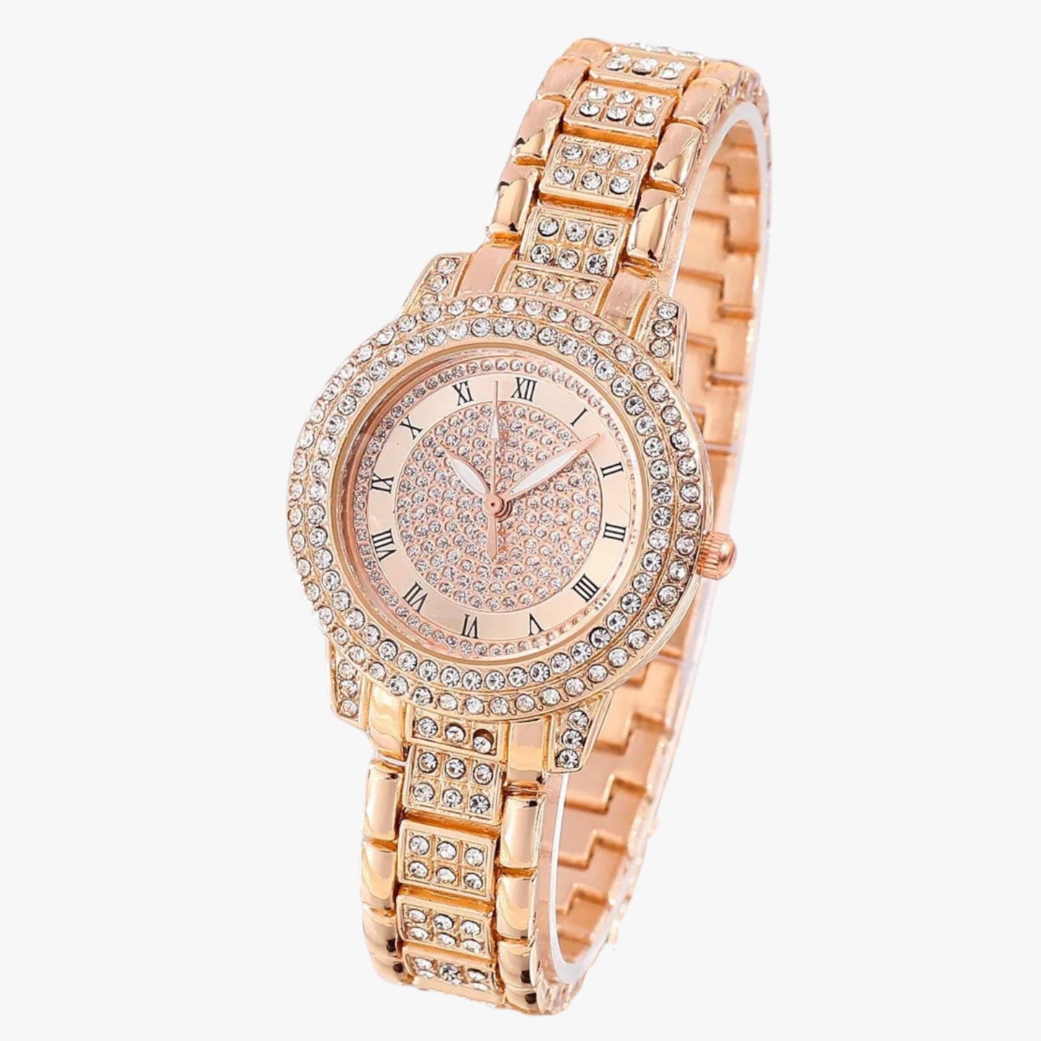 Evelynn | Elegante orologio in acciaio e cristallo da donna - oro rosa - female watch ladies watch watch watch for women watches - Concept Palermo