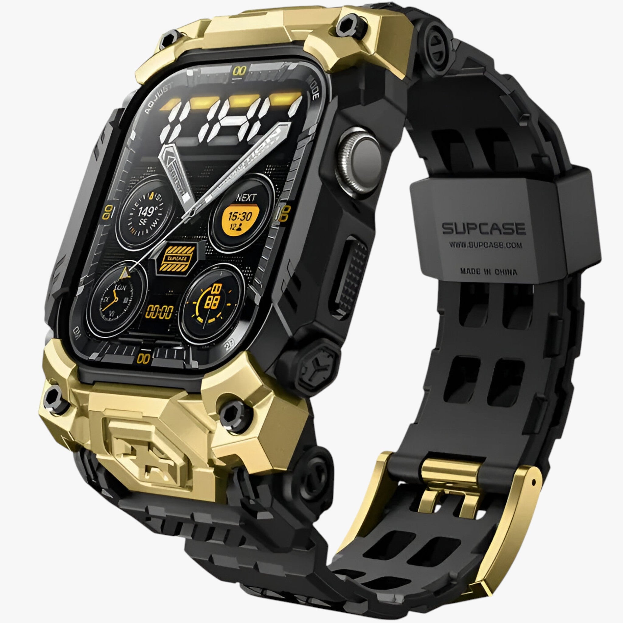 Titan | Custodia Robusta con Cinturino per Apple Watch 10 - Oro - - Concept Palermo