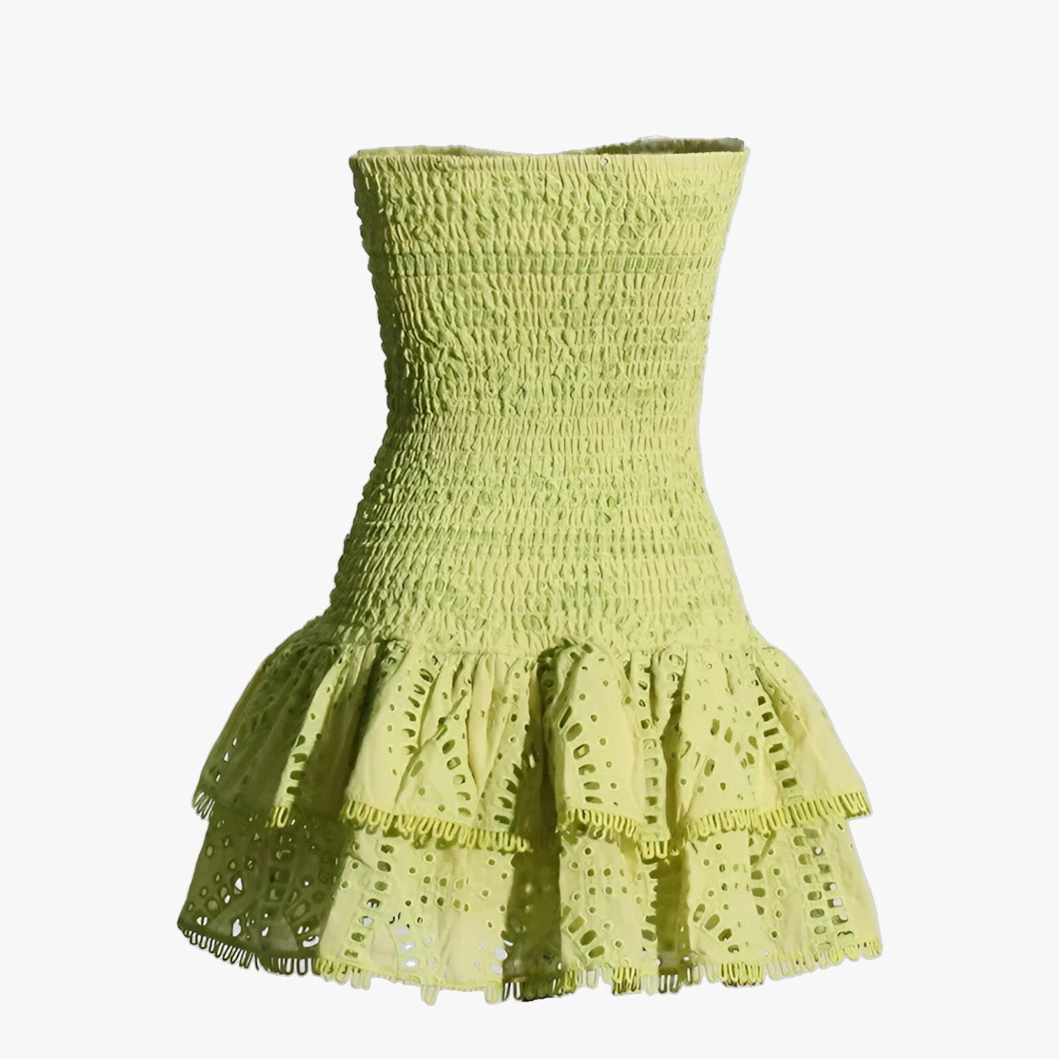 Elena | Vestito senza spalline snellente con scollature - - - Concept Palermo
