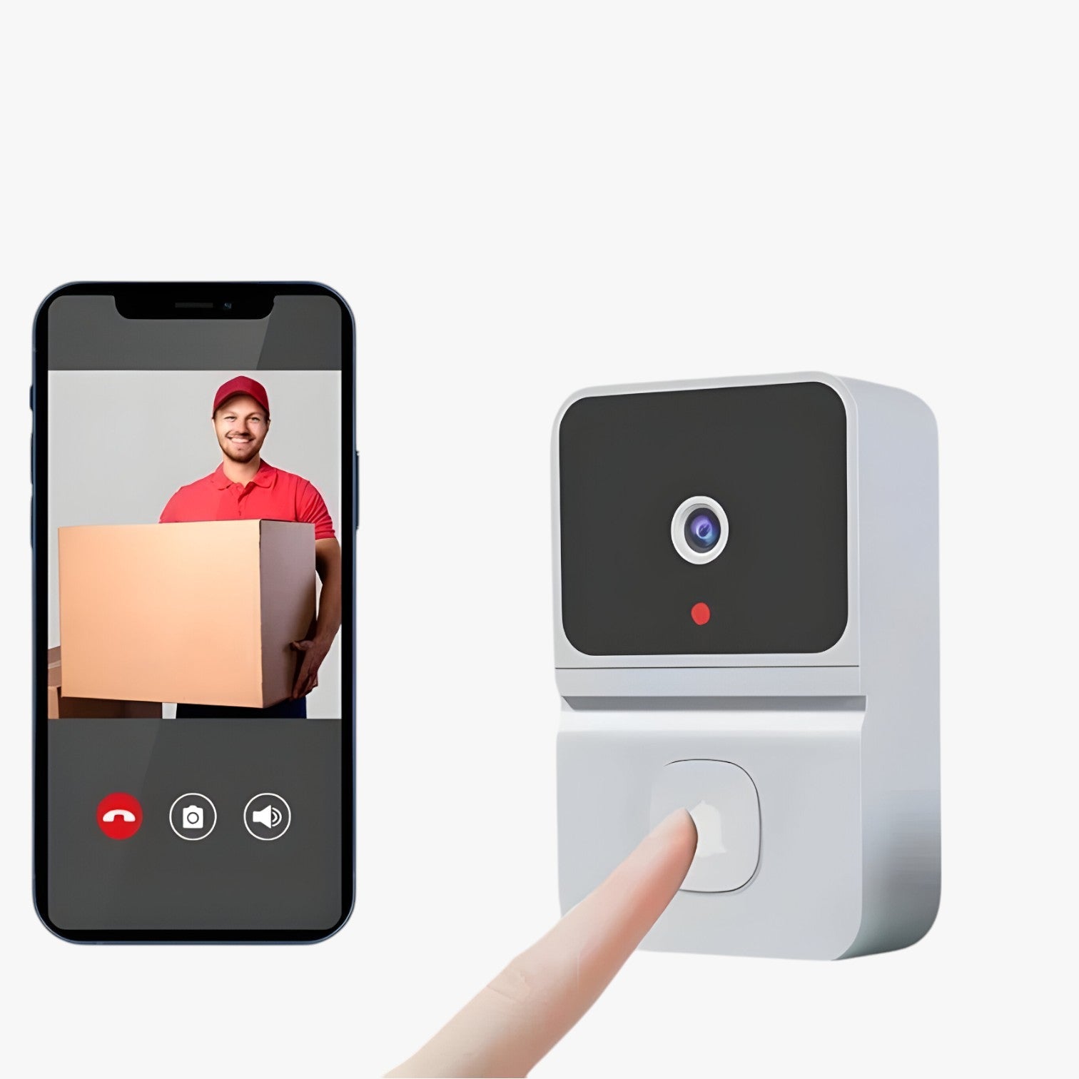 Dalton | Campanello Video WiFi Intelligente con Intercomunicatore Bidirezionale - - camera gadget - Concept Palermo
