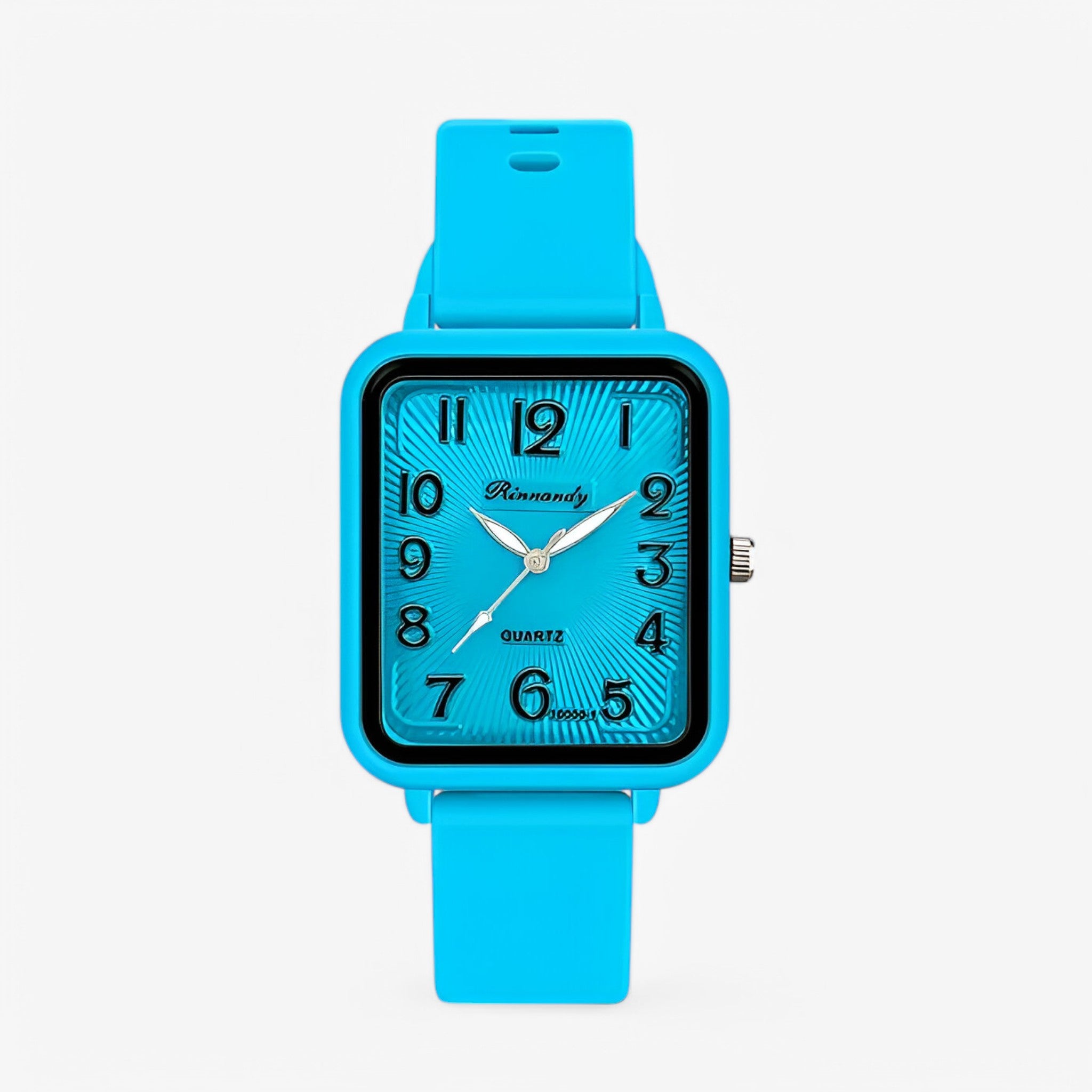 Clara | Orologio Digitale Rettangolare con Cinturino in Silicone - blu - - Concept Palermo