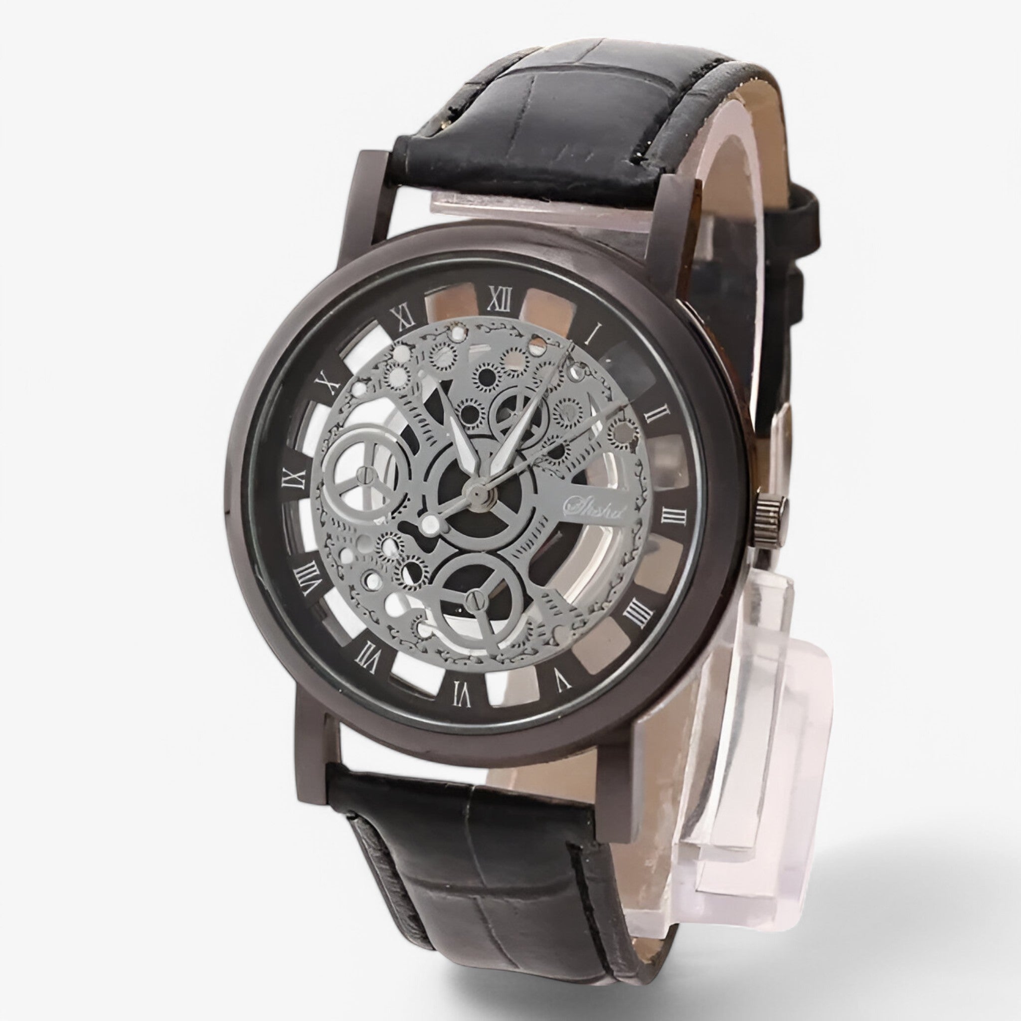 Oliver | Orologio al quarzo con cinturino in pelle e quadrante romano - nero nero - - Concept Palermo