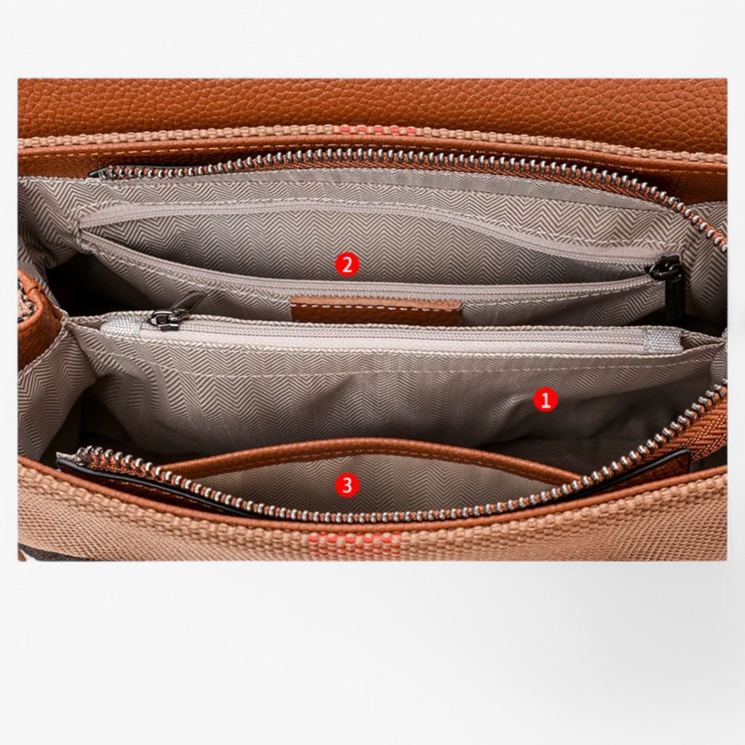 Stella | Elegante Borsa in Canvas a Righe - Spaziosa e Versatile - - bag Handbag women bag - Concept Palermo