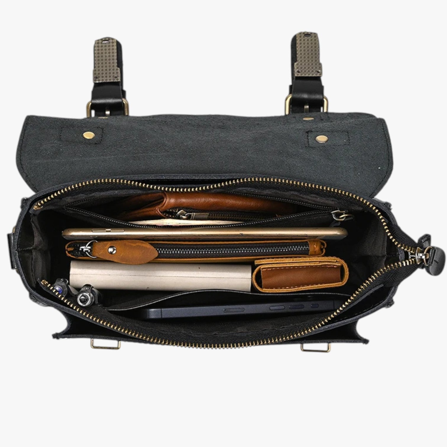 Nico | Borsa a tracolla antifurto unisex in pelle elegante - - Bags bags for men mens bag Shoulder & Crossbody Bags - Concept Palermo